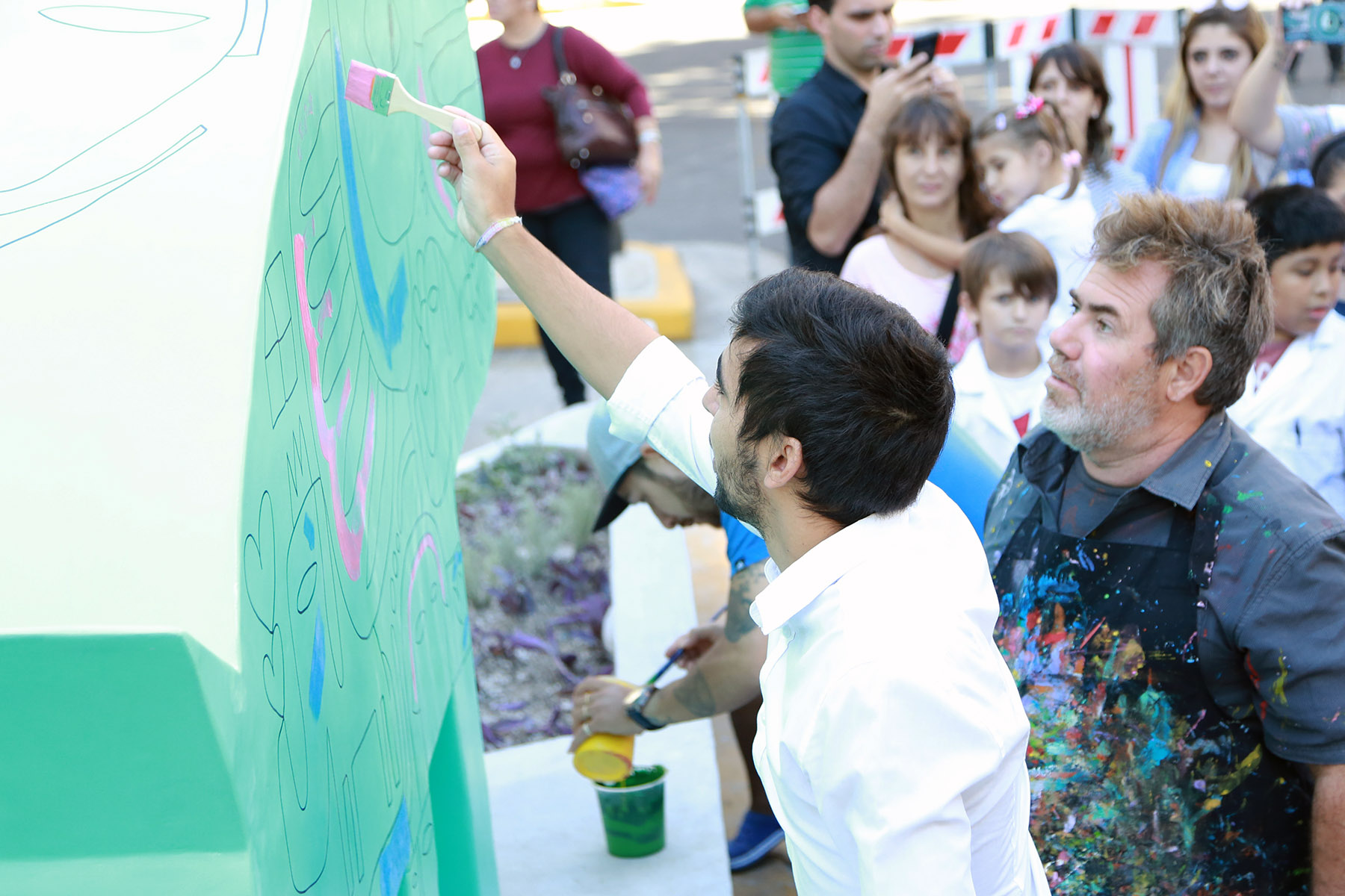 Milo regresó con su arte a Recoleta