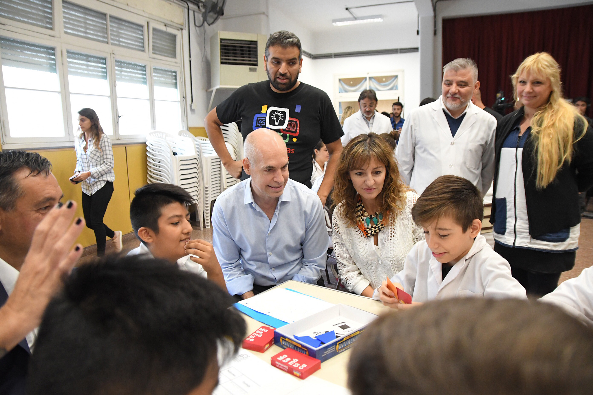 Rodríguez Larreta y Finocchiaro presentaron las Olimpíadas para alumnos de primaria