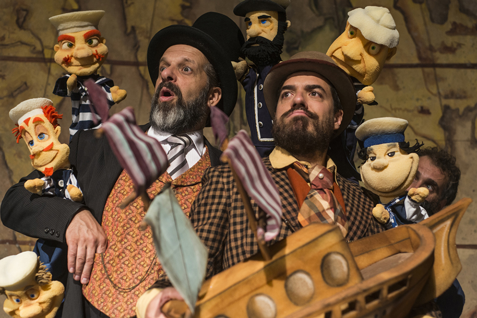 Teatro y títeres para chicos: "La vuelta al mundo en 80 mundos"
