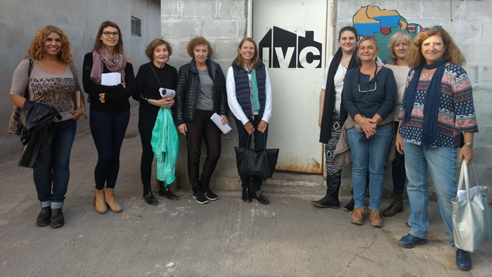 Junto al IVC se recorrió la urbanización del barrio 20 