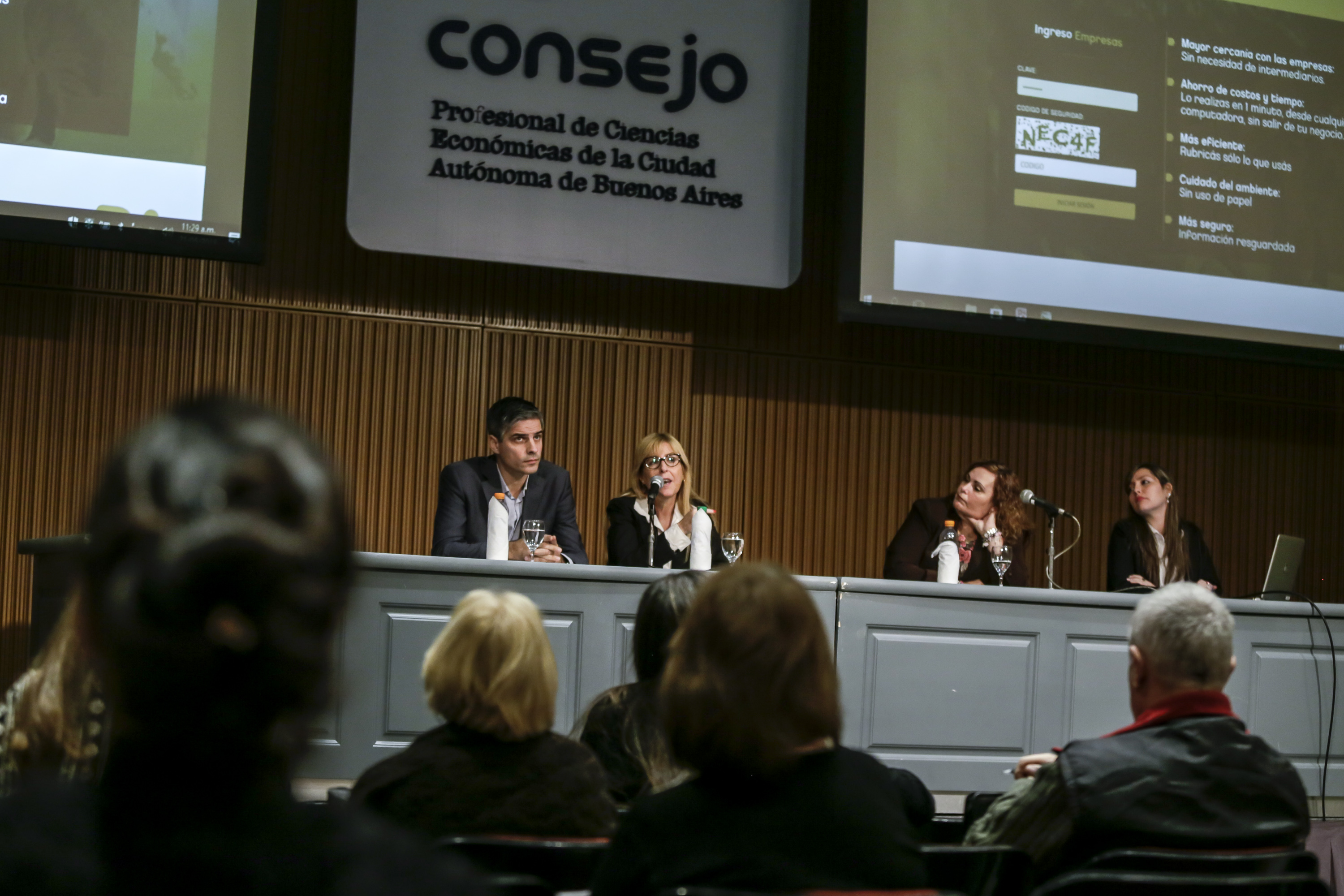 Charla sobre Rúbrica Digital en el Consejo Profesional de Ciencias Económicas