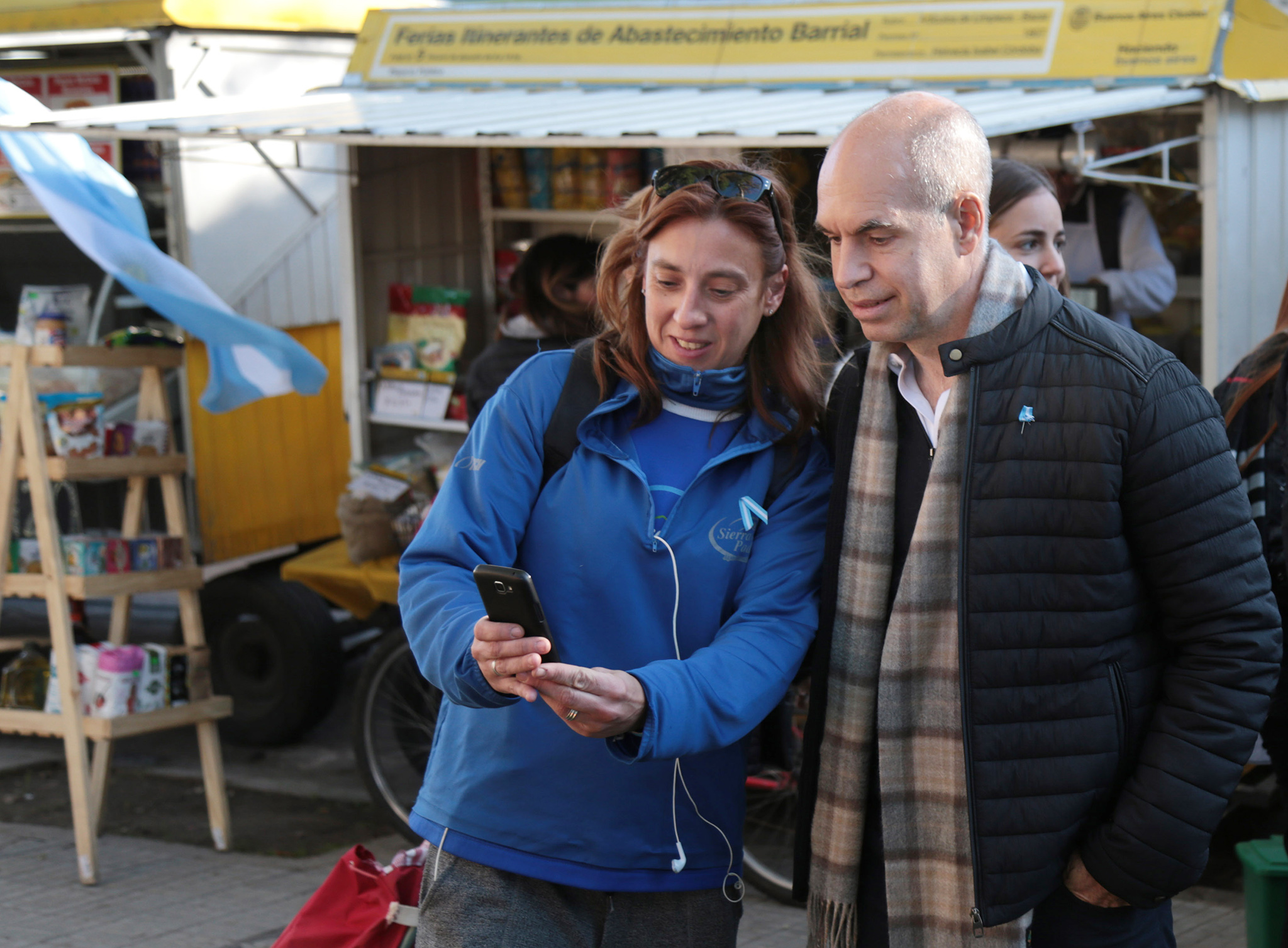 Rodríguez Larreta recorrió una de las Ferias de Abastecimiento Barrial