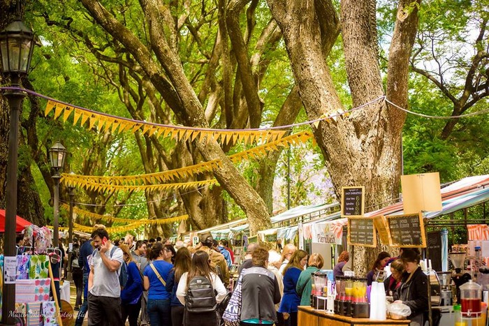 Saavedra recibe la feria itinerante de alimentos saludables 