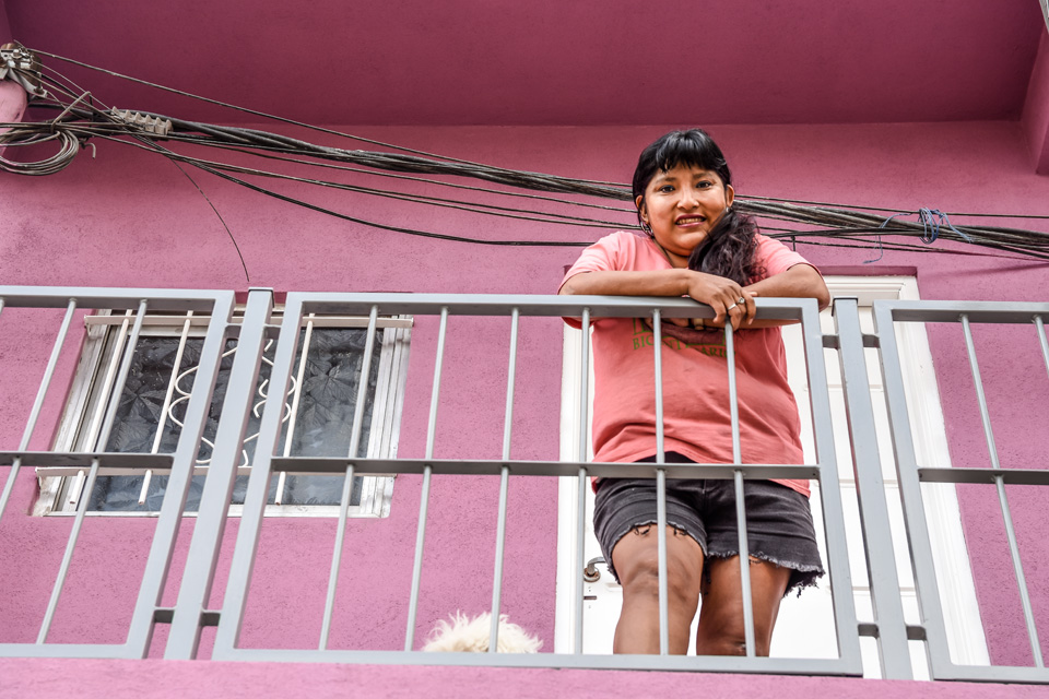 “Ahora digo con orgullo: vivo en la casa lila”