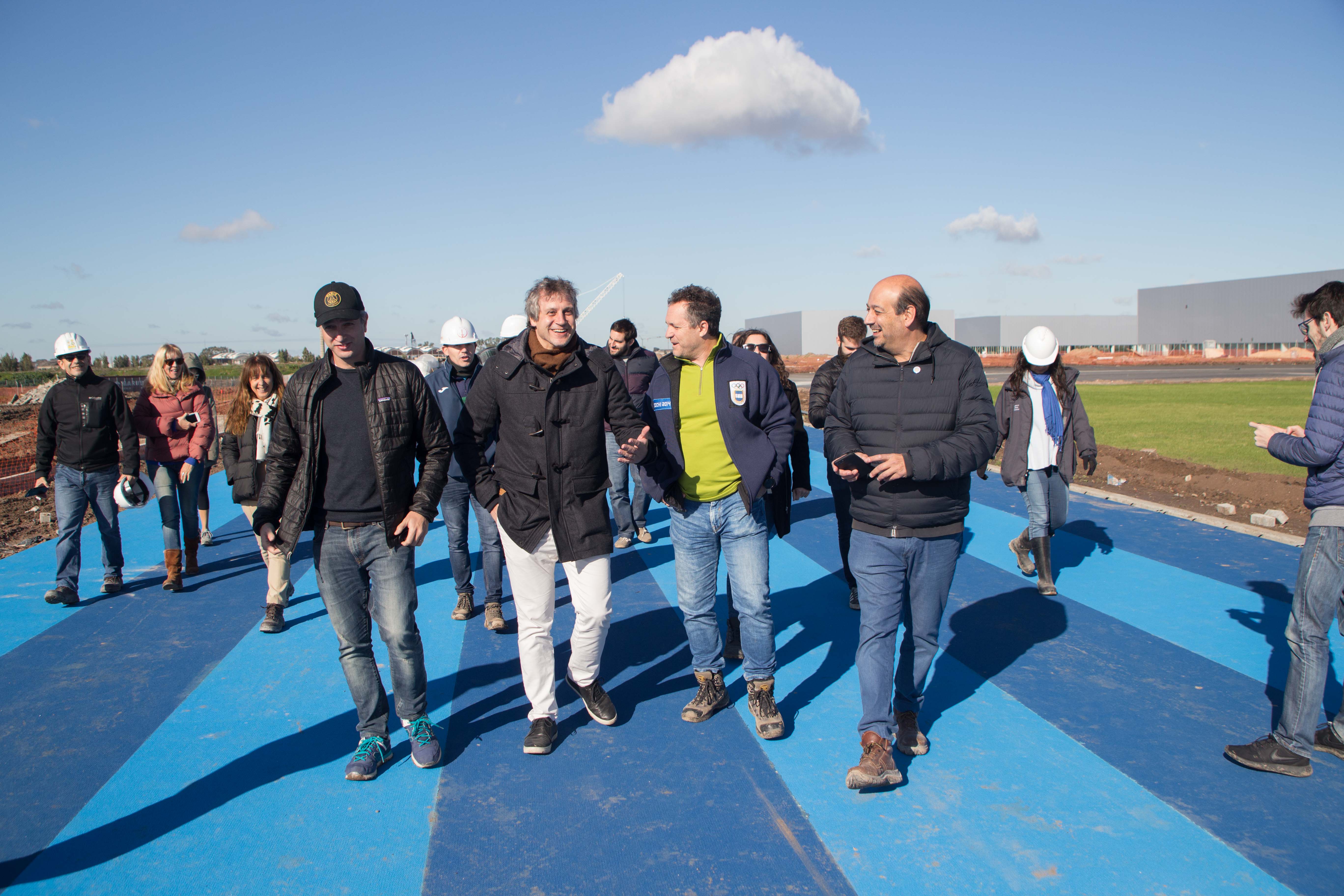 Felipe Miguel recorrió los parques olímpicos: "Es un orgullo ver cómo estamos avanzando"
