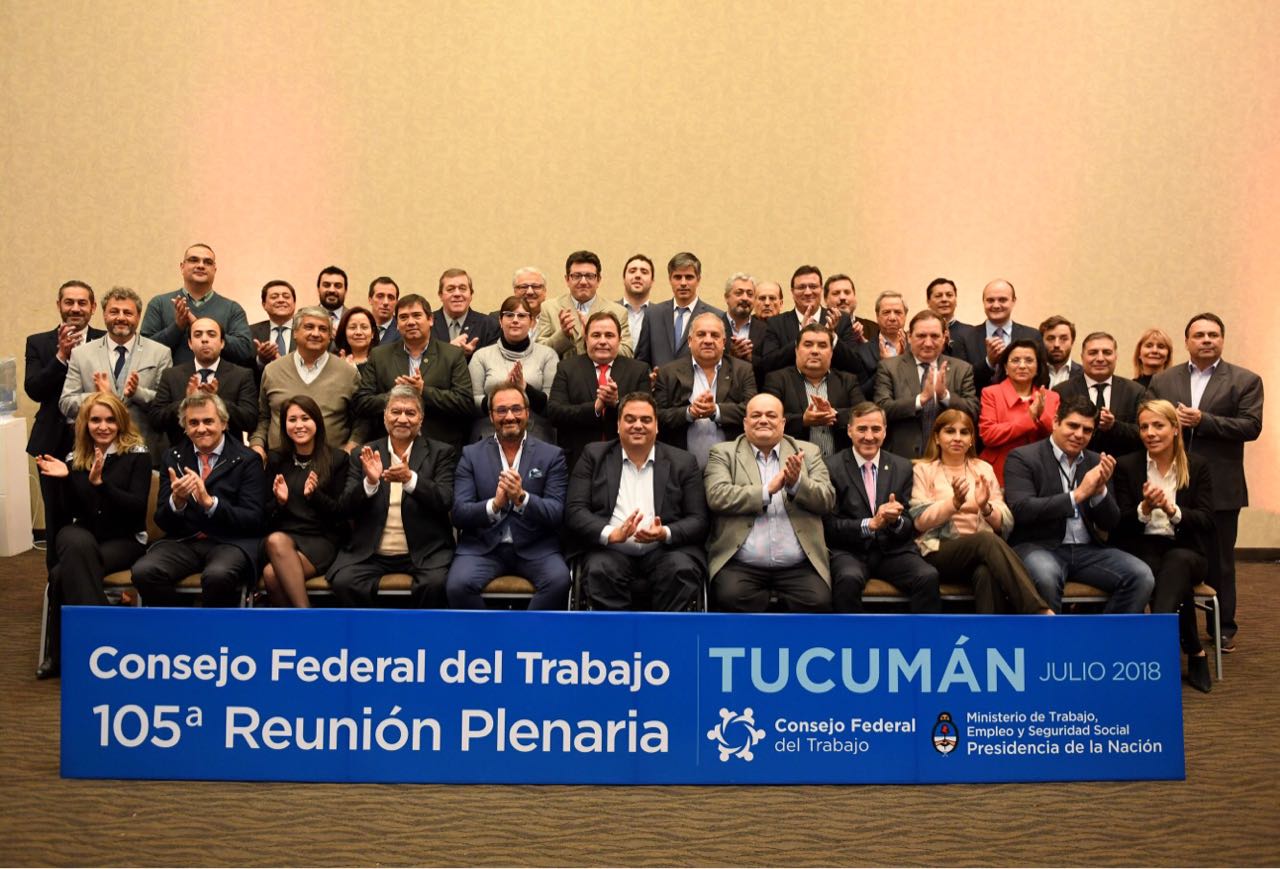 105º reunión plenaria del Consejo Federal del Trabajo