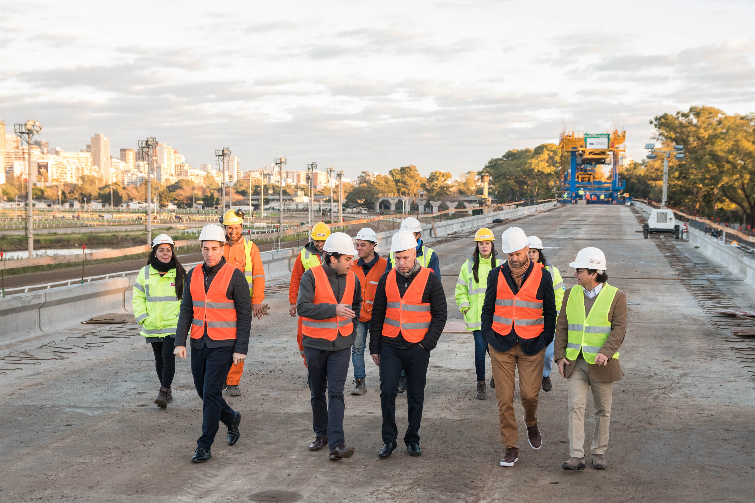 Rodríguez Larreta recorrió junto a Dietrich las obras del Viaducto Mitre: “Es calidad de vida para mucha gente”