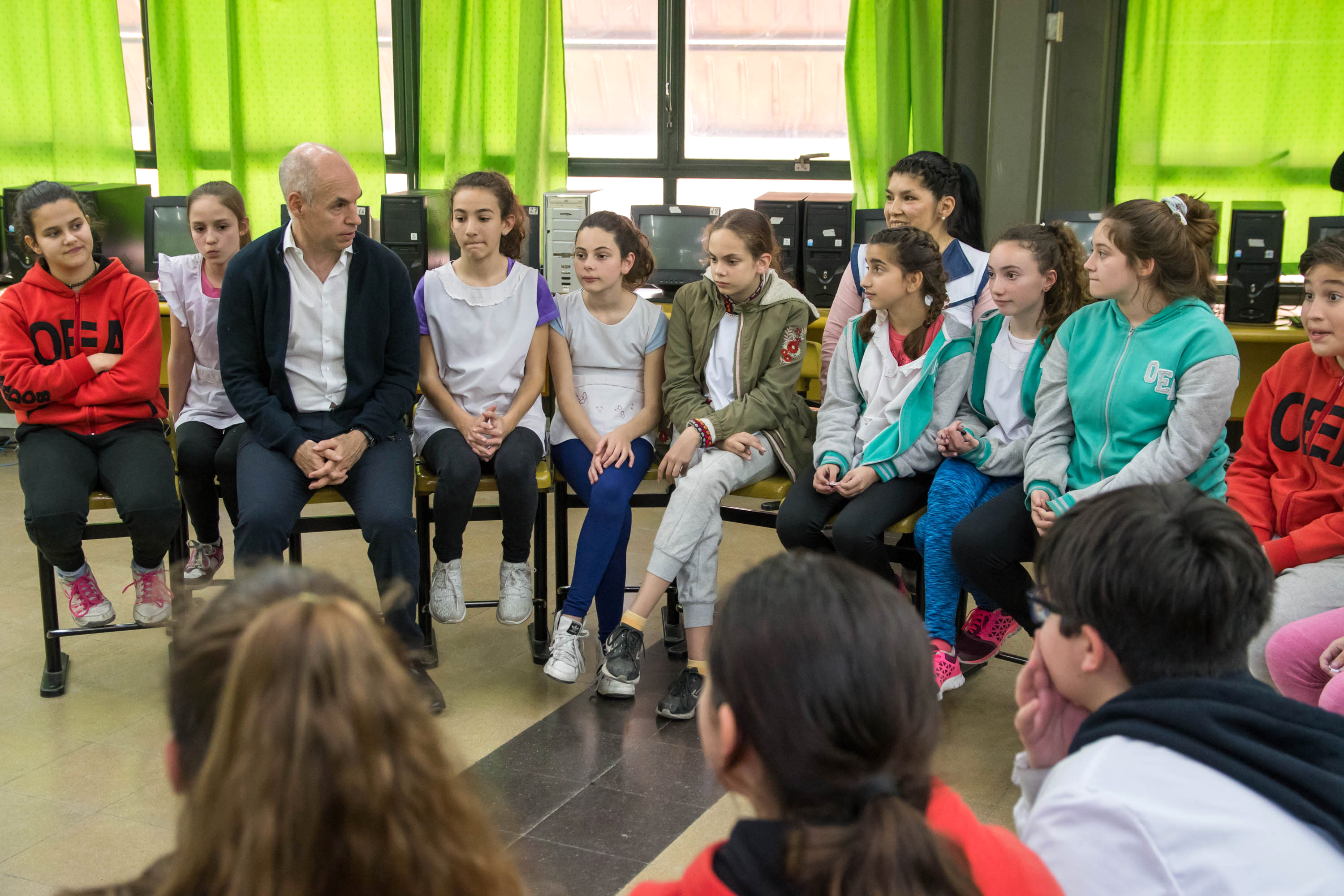 Rodríguez Larreta mostró cómo funciona el Modelo Antibullying en las escuelas porteñas 