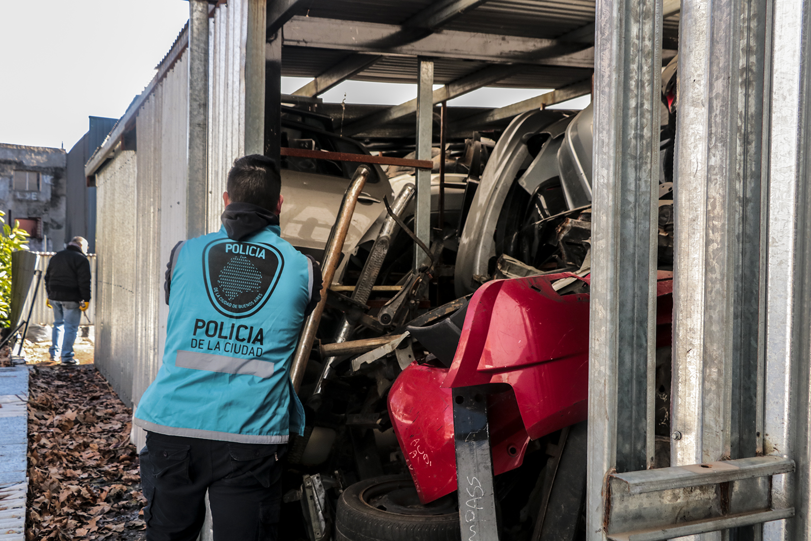 Continúan los operativos contra los desarmaderos clandestinos