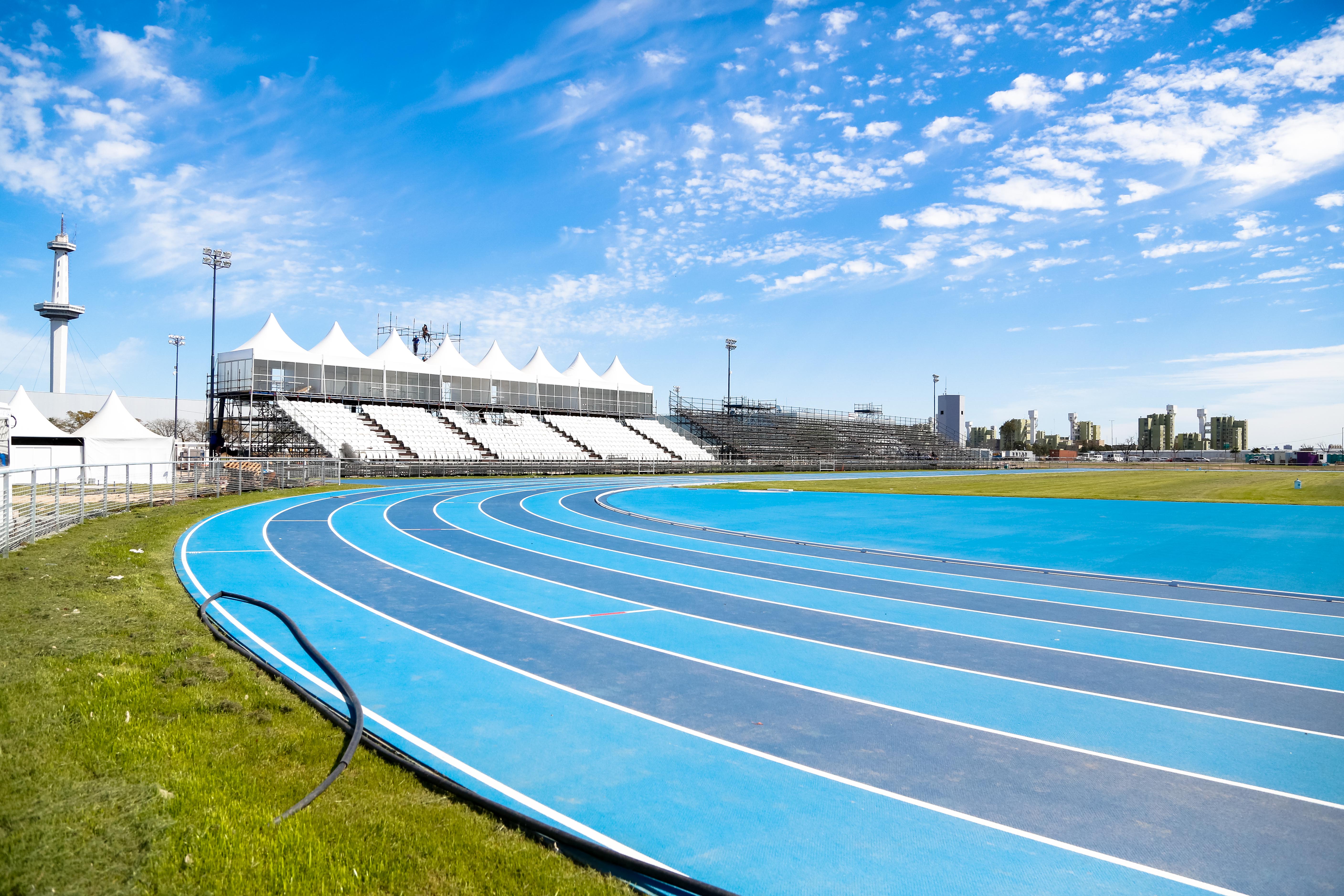 Las instalaciones del Parque Olímpico de Buenos Aires 2018, desde un dron