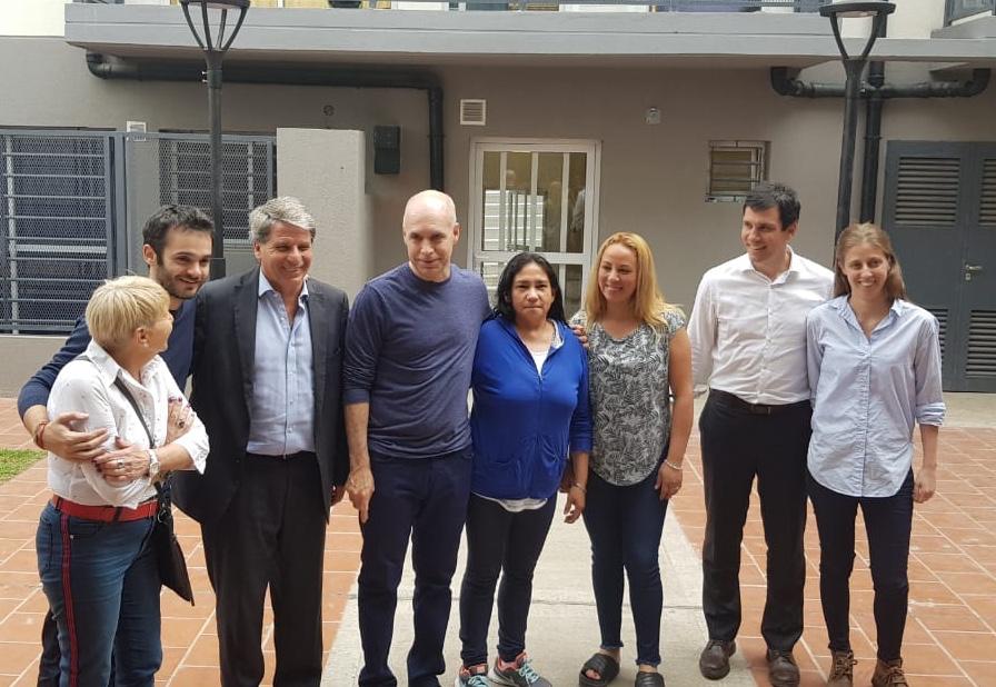 Visitamos el barrio Papa Francisco junto a Horacio Rodriguez Larreta