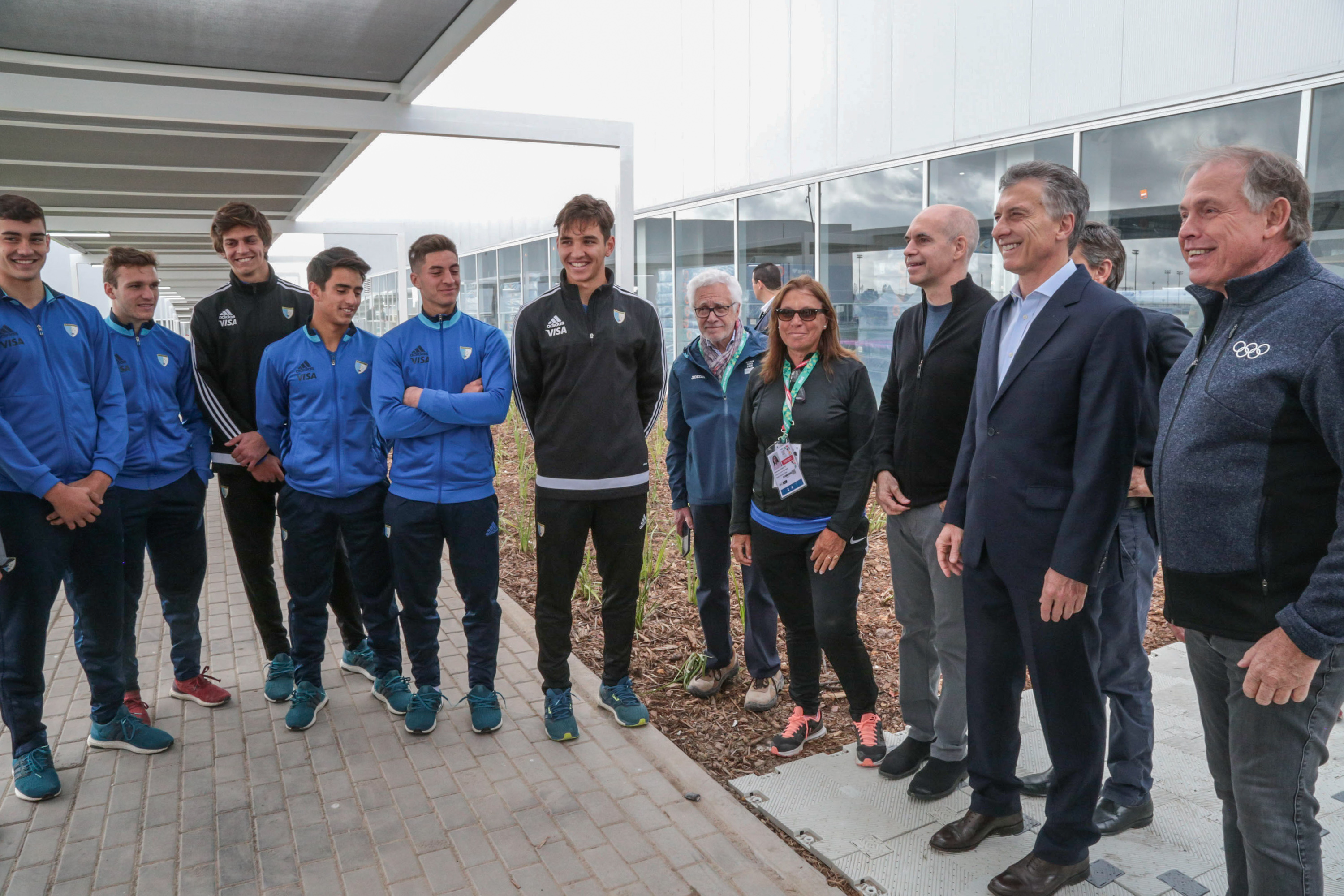 Macri y Rodríguez Larreta recorrieron el Parque Olímpico a nueve días del comienzo de los Juegos de la Juventud