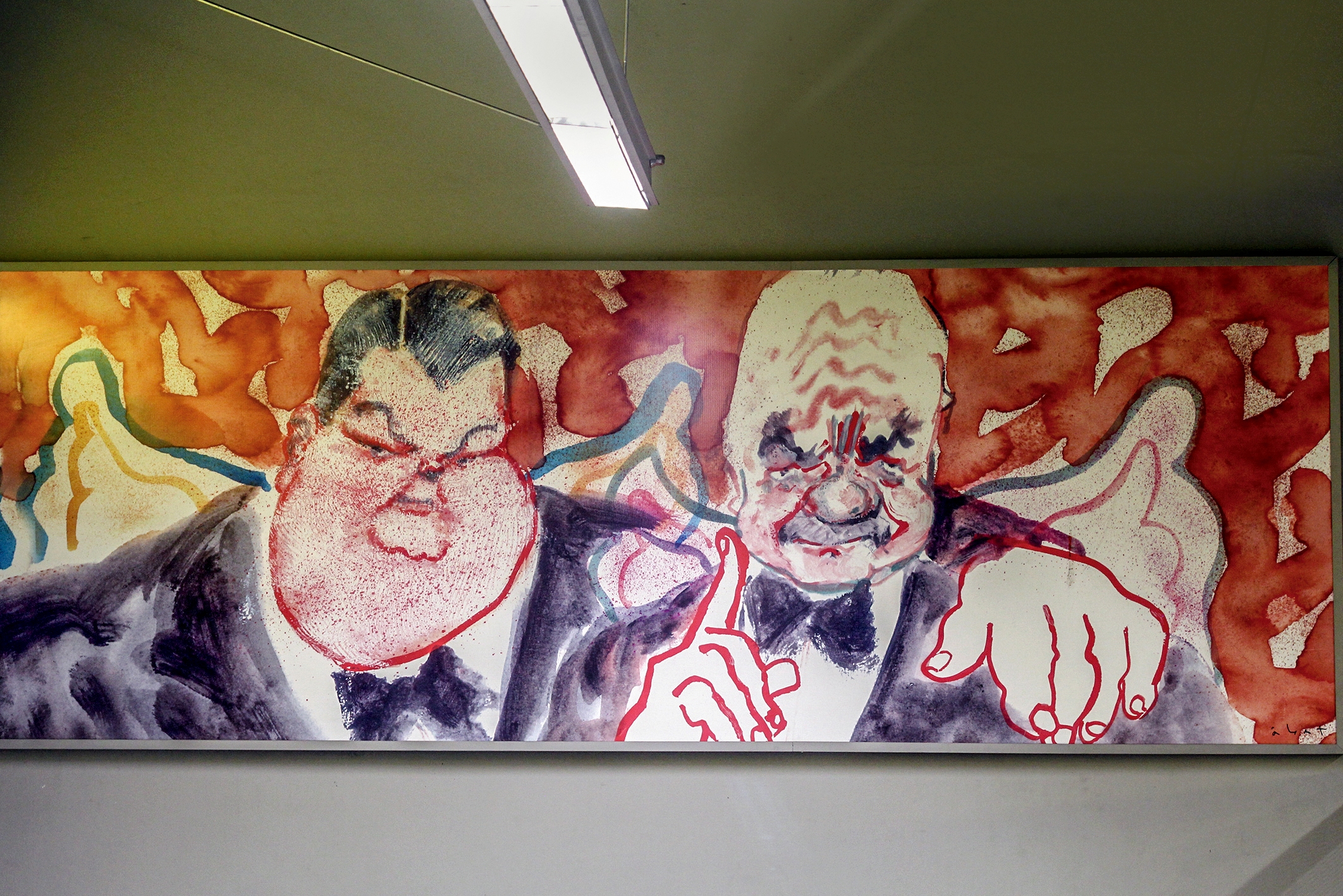 La obra de Hermenegildo Sábat en el subte