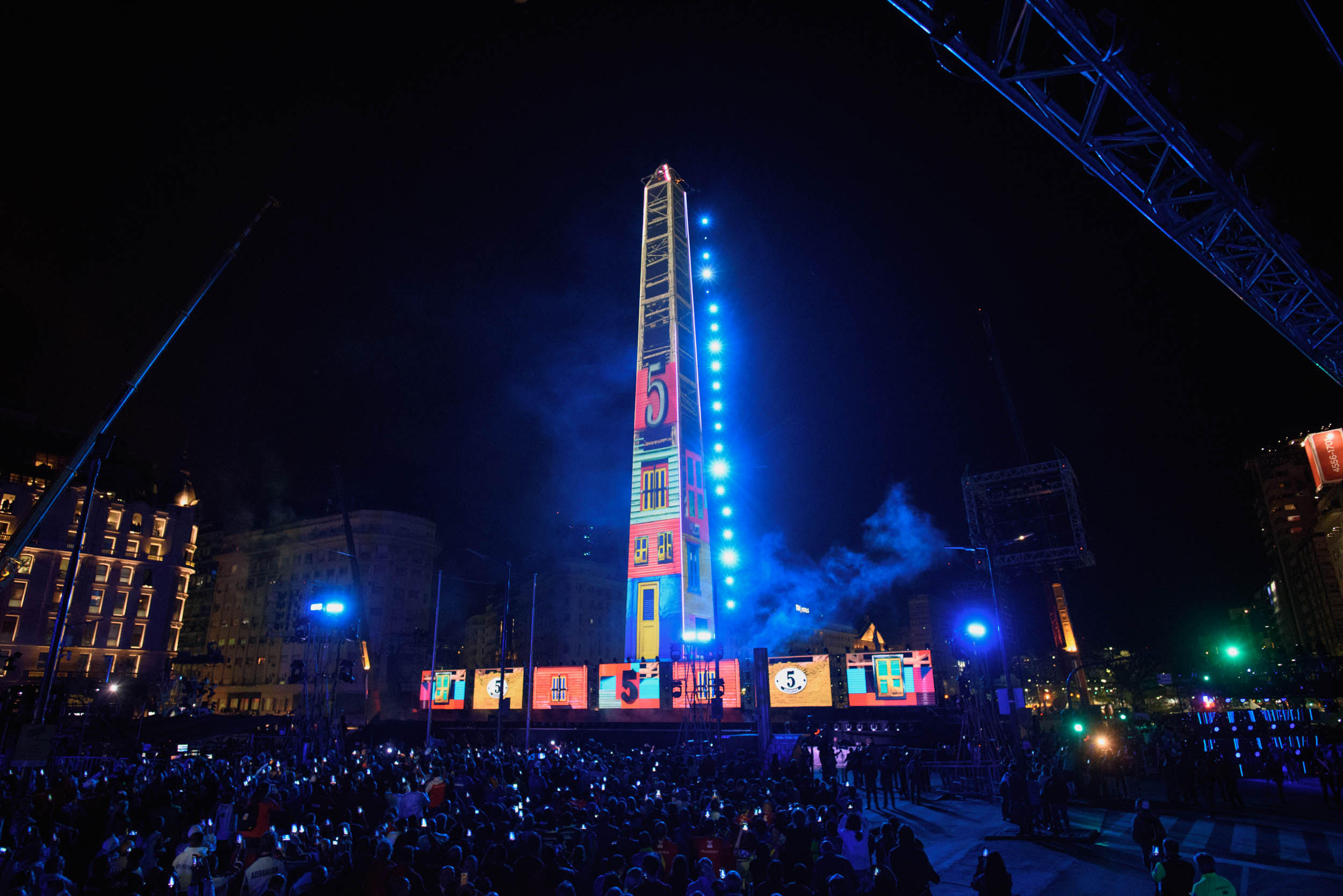 35 fotos de la inolvidable fiesta de apertura en el Obelisco