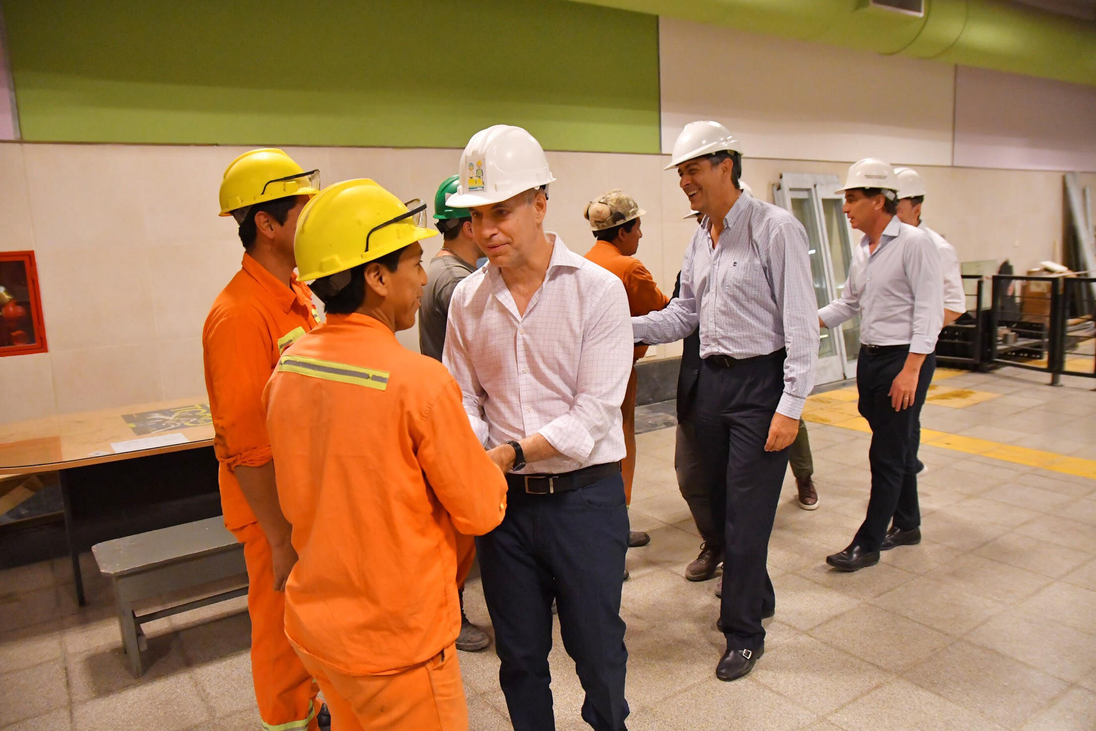 Rodríguez Larreta recorrió las obras de las tres nuevas estaciones de la Línea E de subte