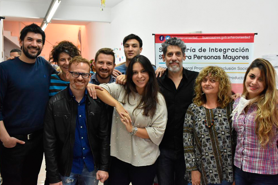 La Once Diez transmitió desde el Centro de la Tercera Edad en Parque Patricios