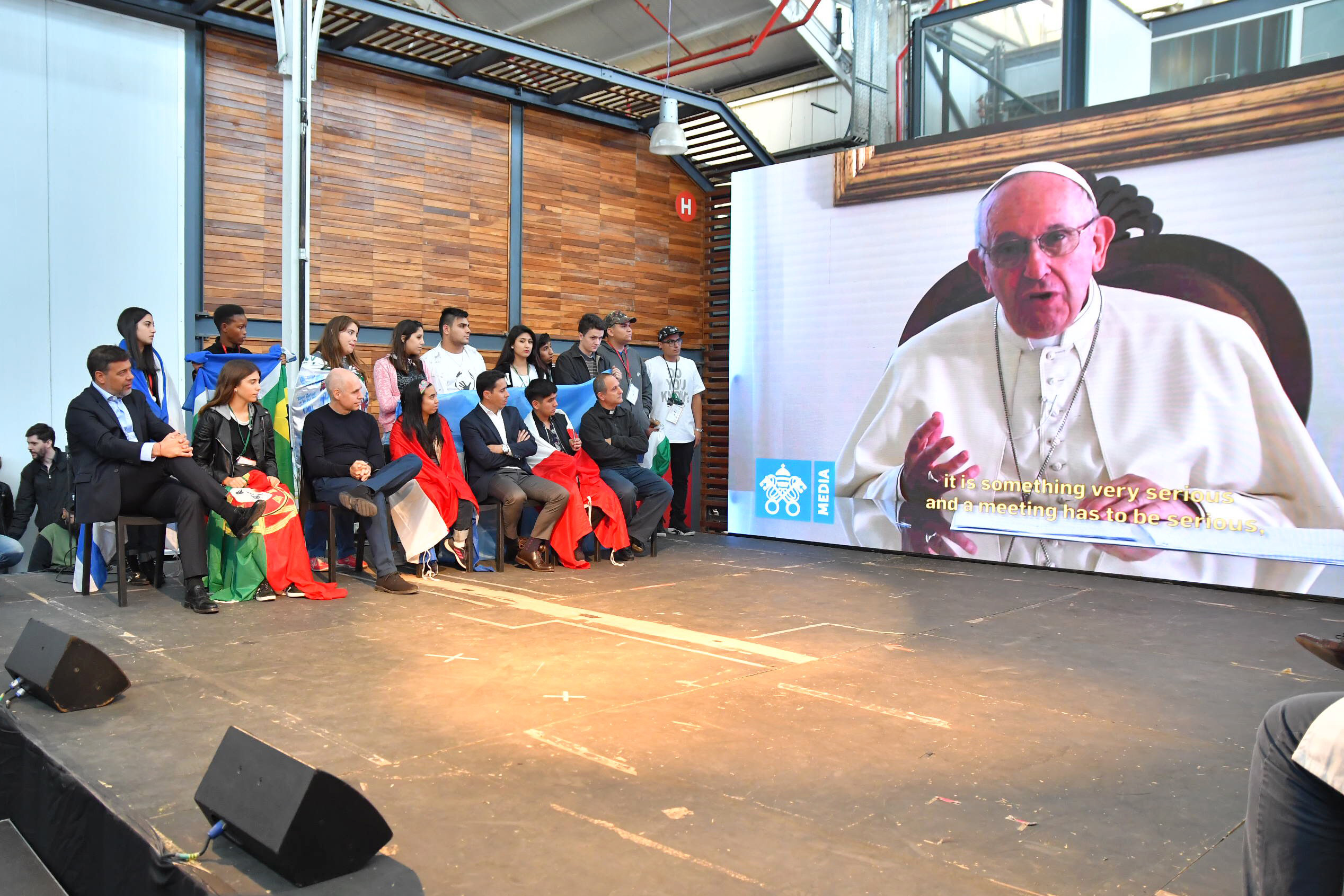 El jefe de Gobierno porteño participó del Encuentro Mundial Scholas ORT, con el Papa Francisco desde Roma