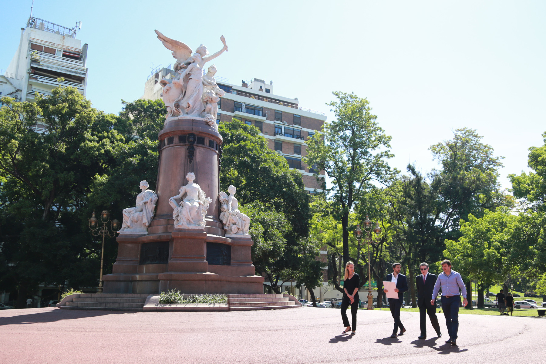 Plaza Francia recuperó su esplendor