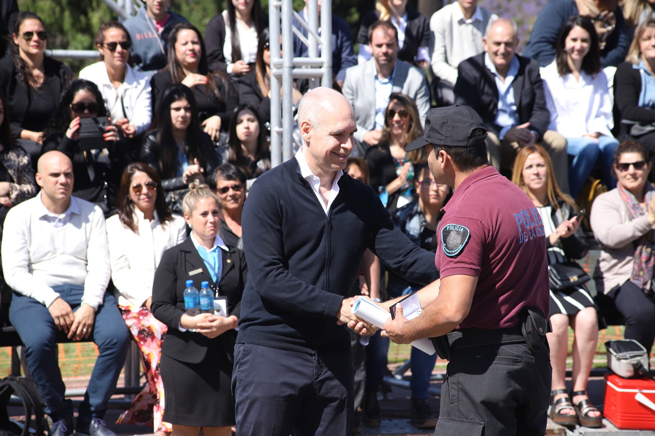 La Policía de la Ciudad celebró el segundo aniversario de su creación