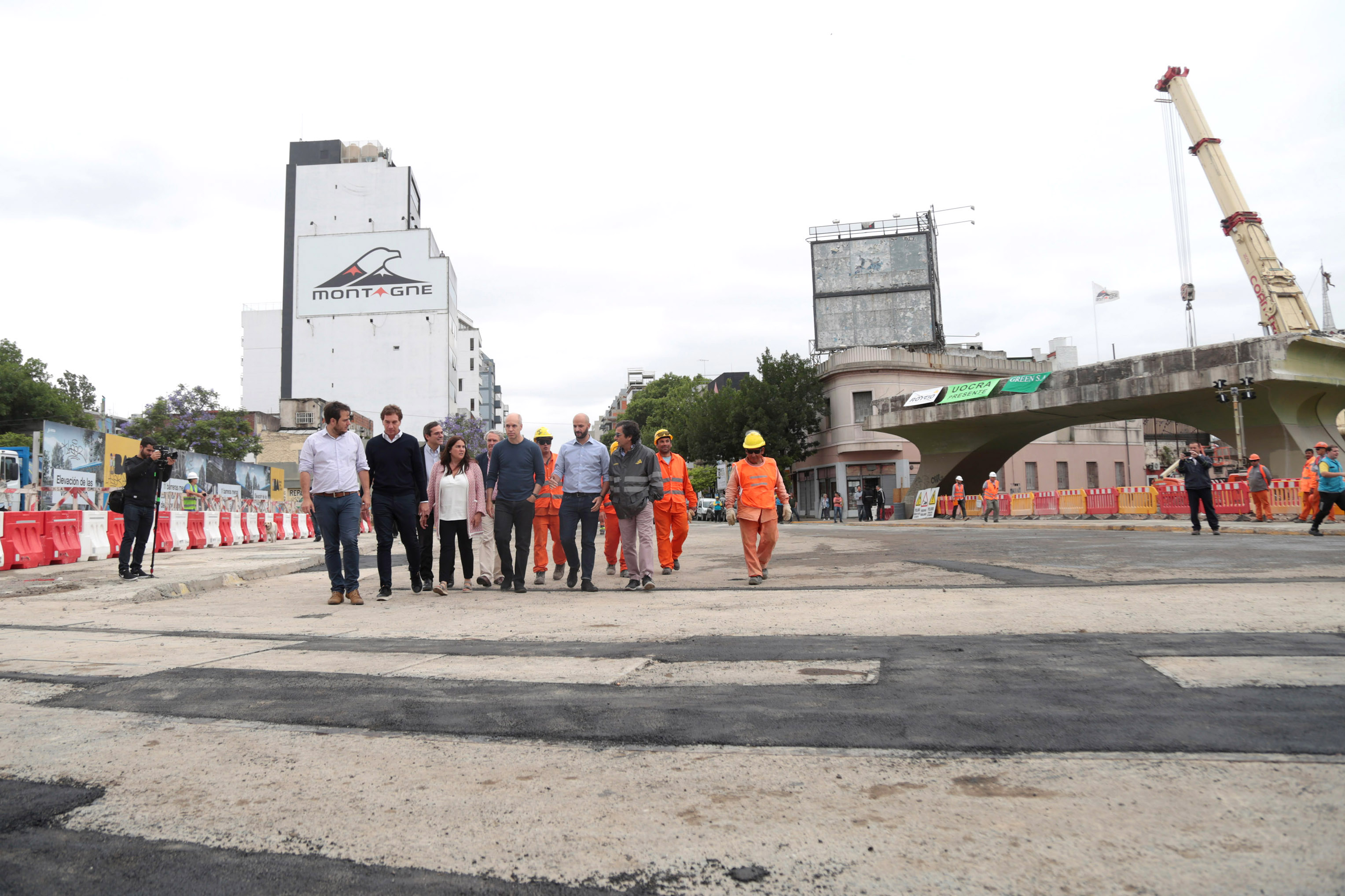 La Ciudad reabrió al tránsito la avenida Córdoba tras el desarme del Puente Juan B. Justo