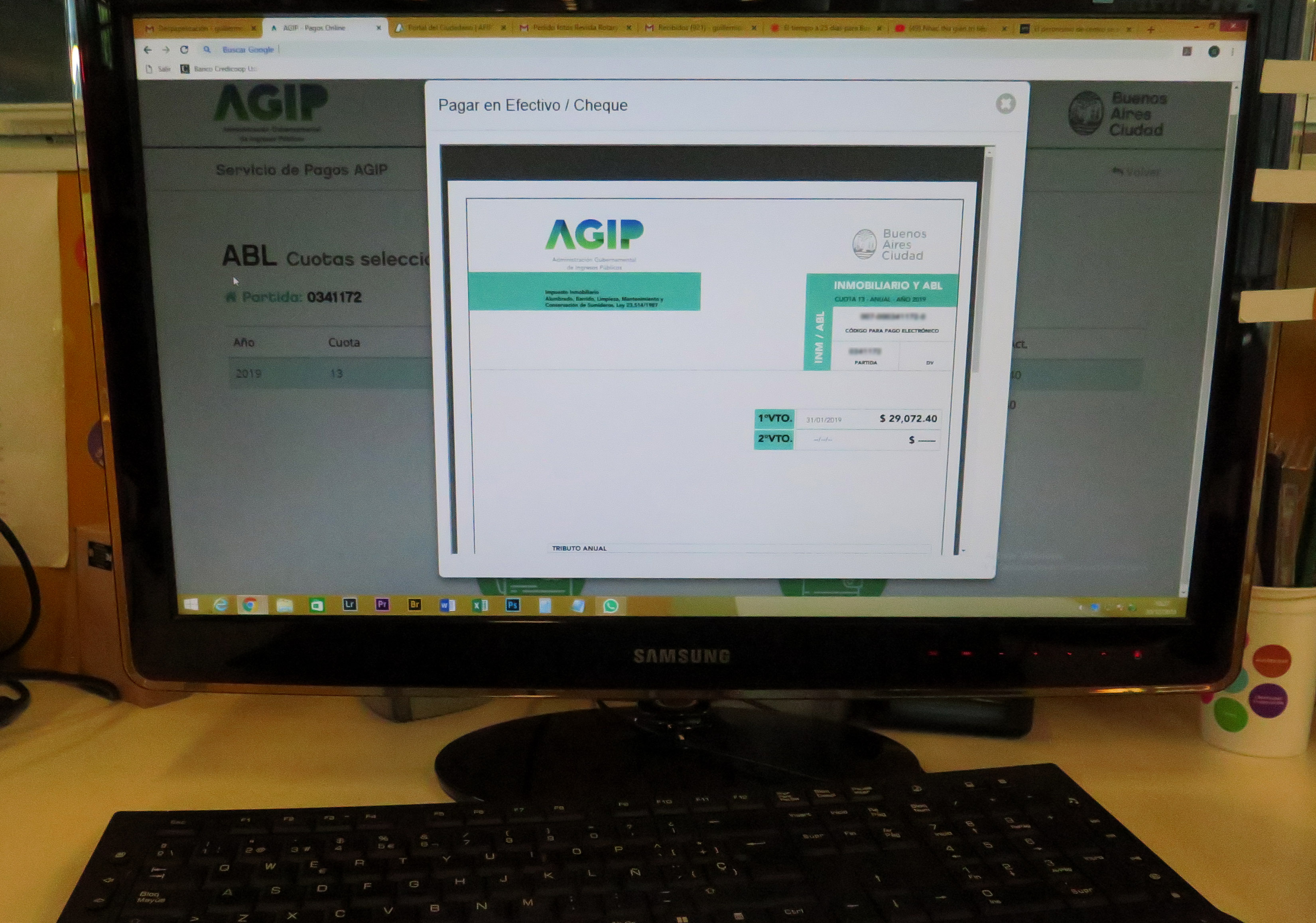 Desde este año dejaron de imprimirse las boletas de ABL