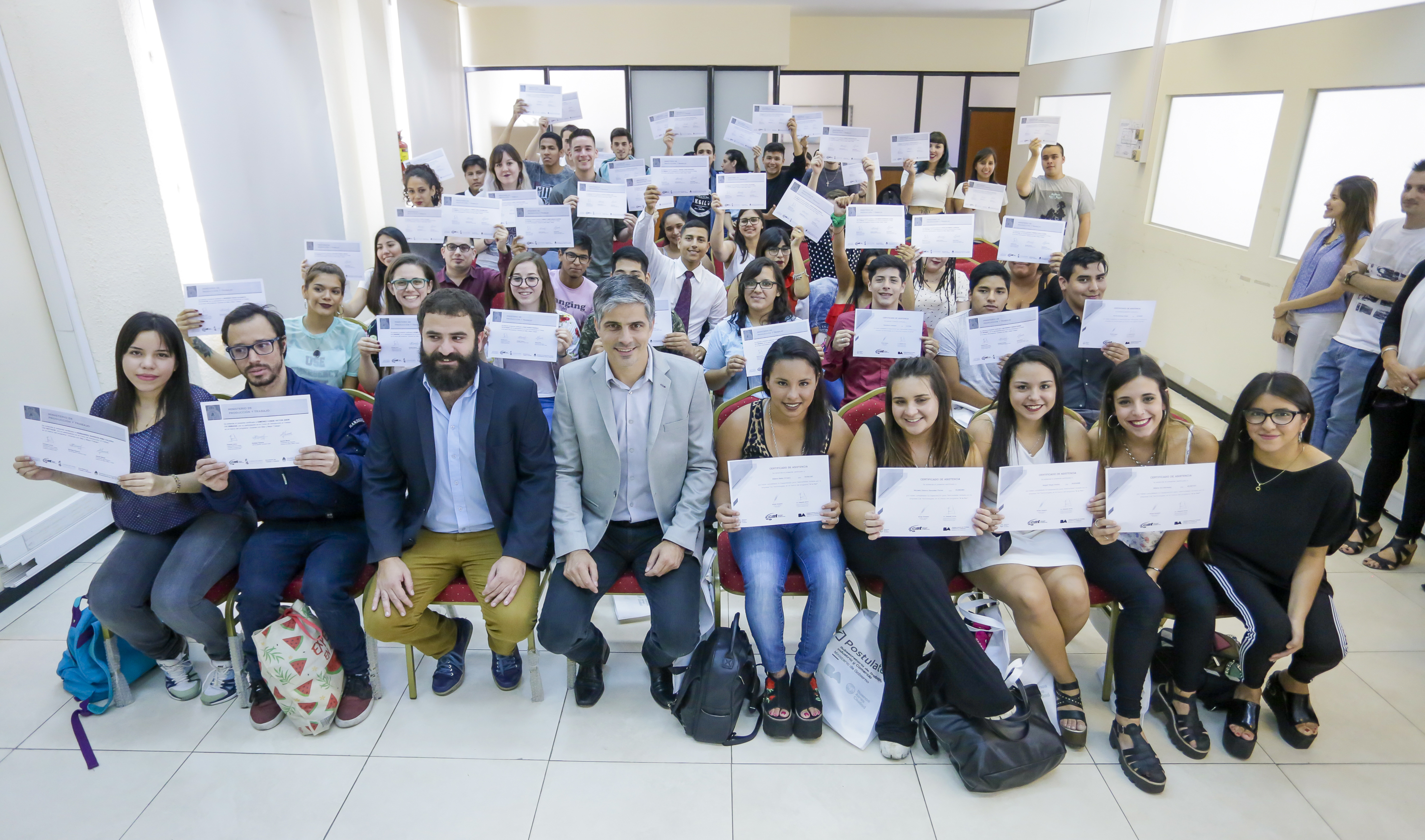 Nuevos egresados del Curso de Introducción al Trabajo