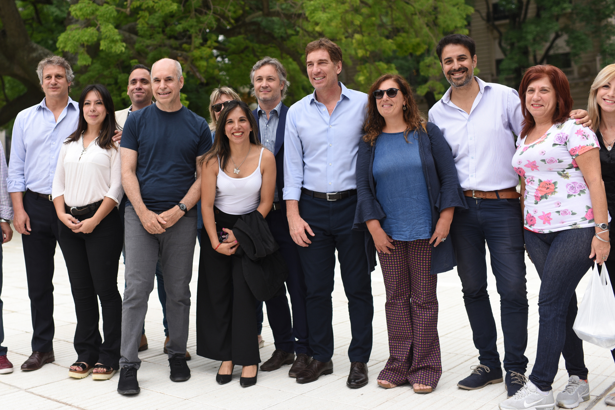 Rodríguez Larreta y De Andreis inauguraron la Plaza Juan Domingo Perón
