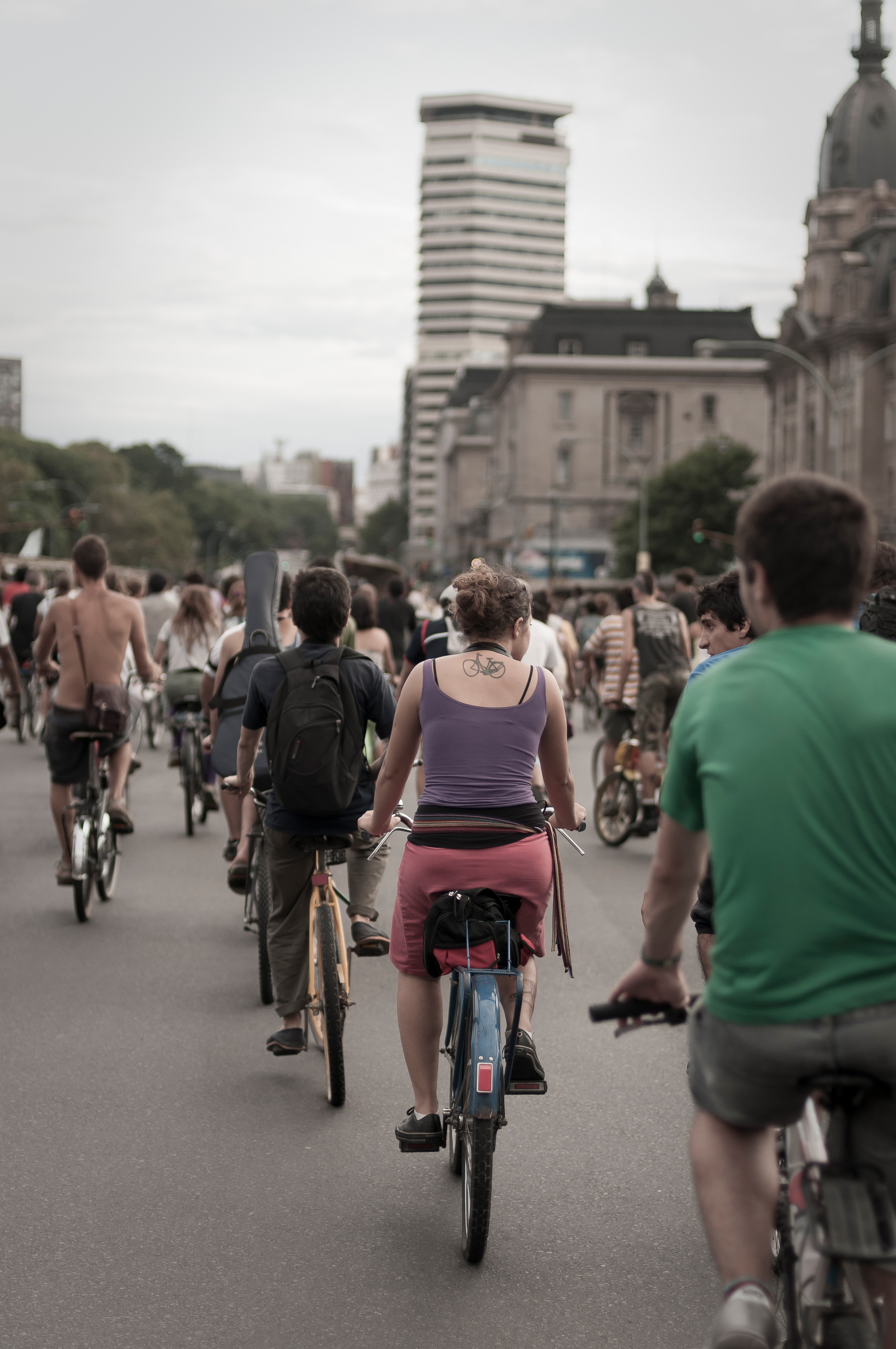Recorremos el Casco Histórico en bici