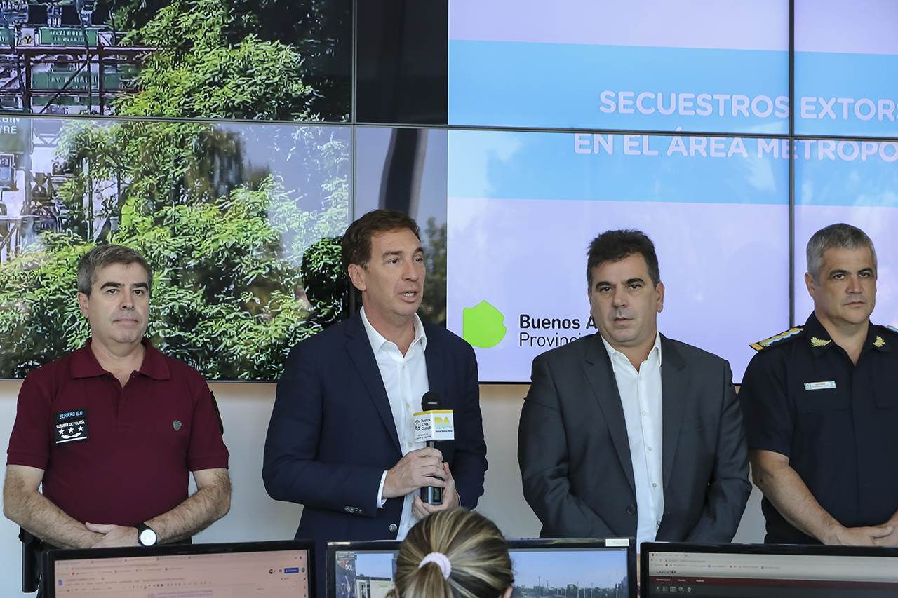 Santilli: "Desde que trabajamos en conjunto, los secuestros extorsivos bajaron un 89%"