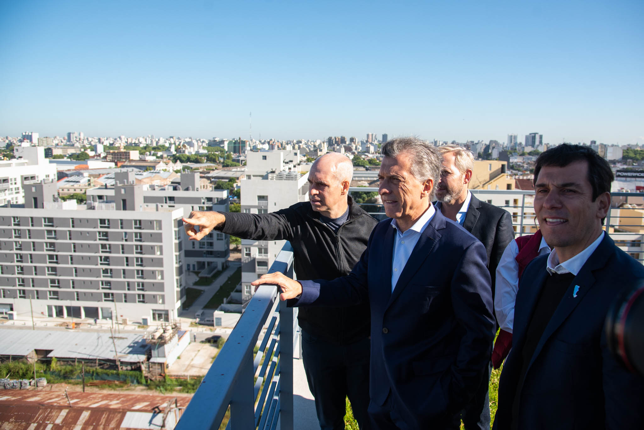 Mauricio Macri y Horacio Rodríguez Larreta recorrieron Estación Buenos Aires