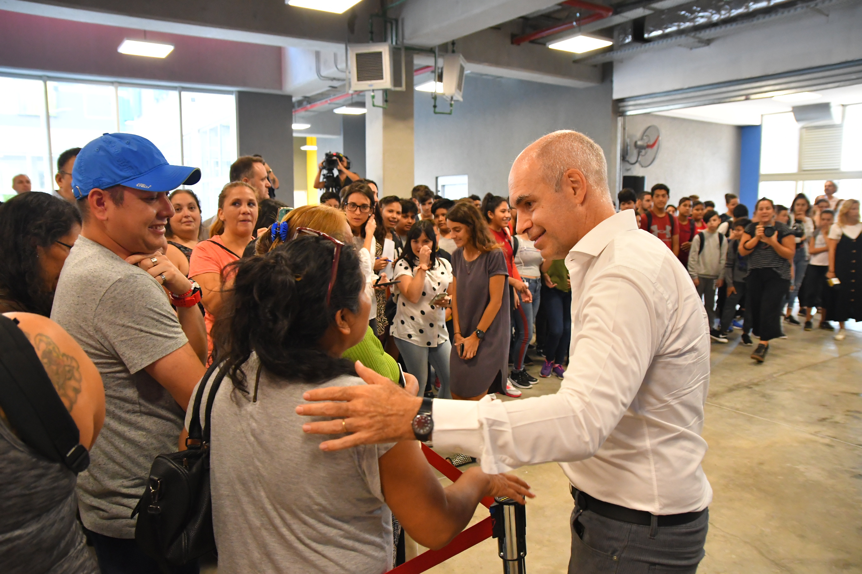 Rodríguez Larreta recorrió la nueva escuela técnica del Polo Mataderos