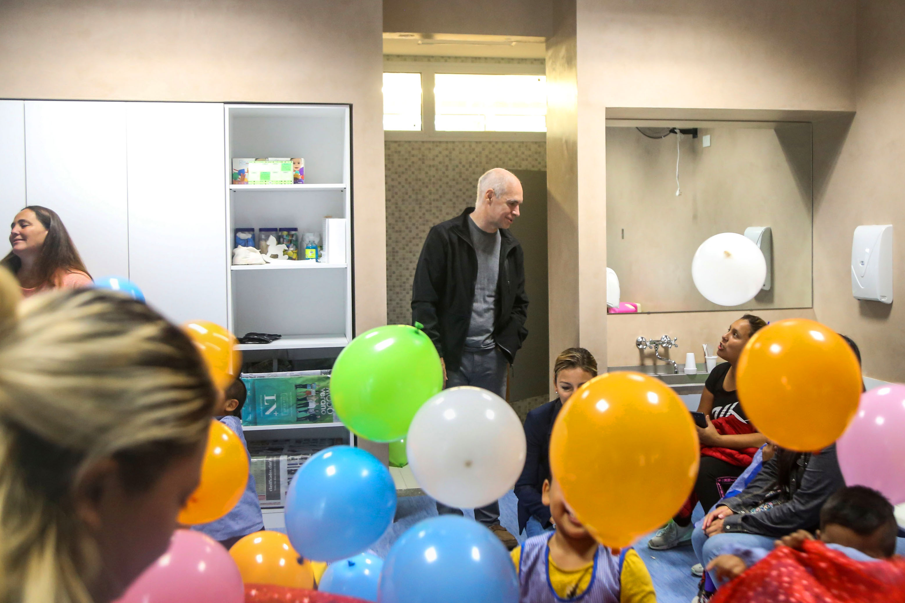 Rodríguez Larreta recorrió la nueva escuela del barrio Rodrigo Bueno