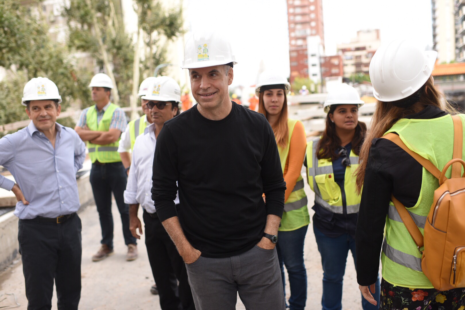 Rodríguez Larreta y Dietrich recorrieron la futura estación Belgrano C