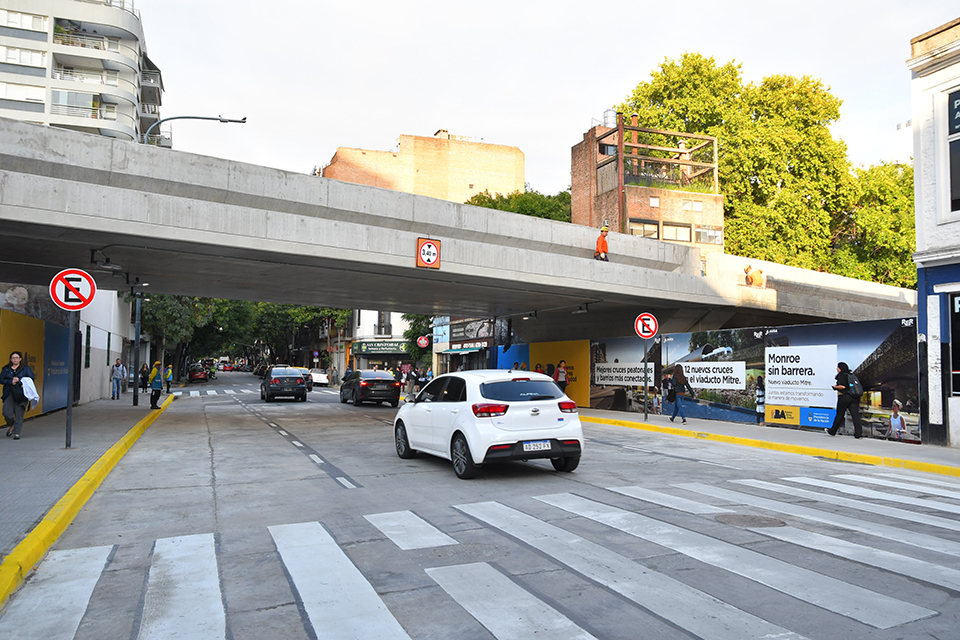 Así se ve el nuevo viaducto de Belgrano, desde un drone 