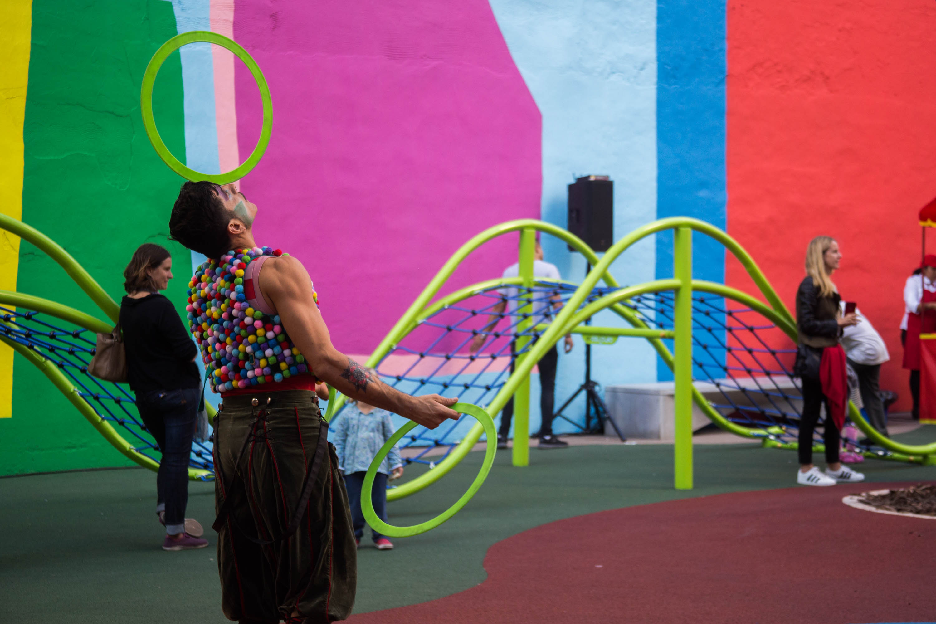 Reinauguración de la Plazoleta Enrique Pichon-Rivière