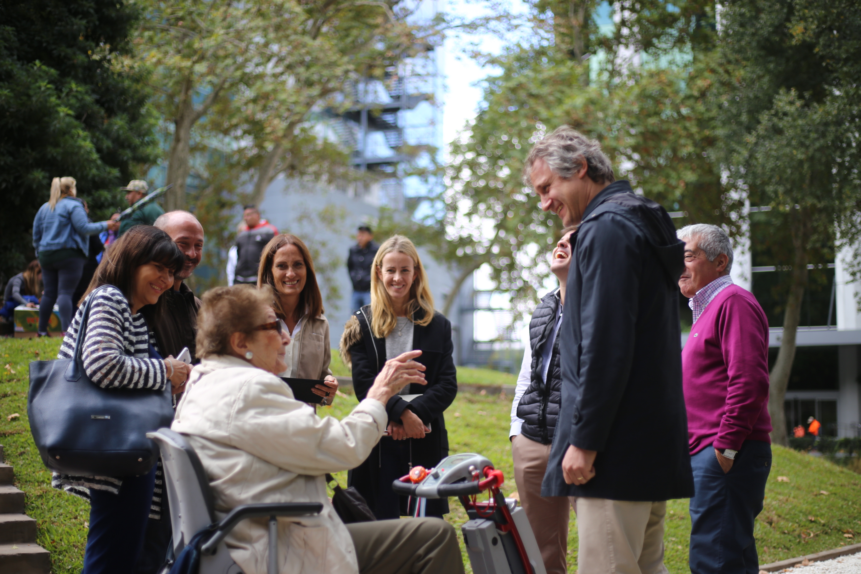 Inauguración de la nueva Plaza Roma