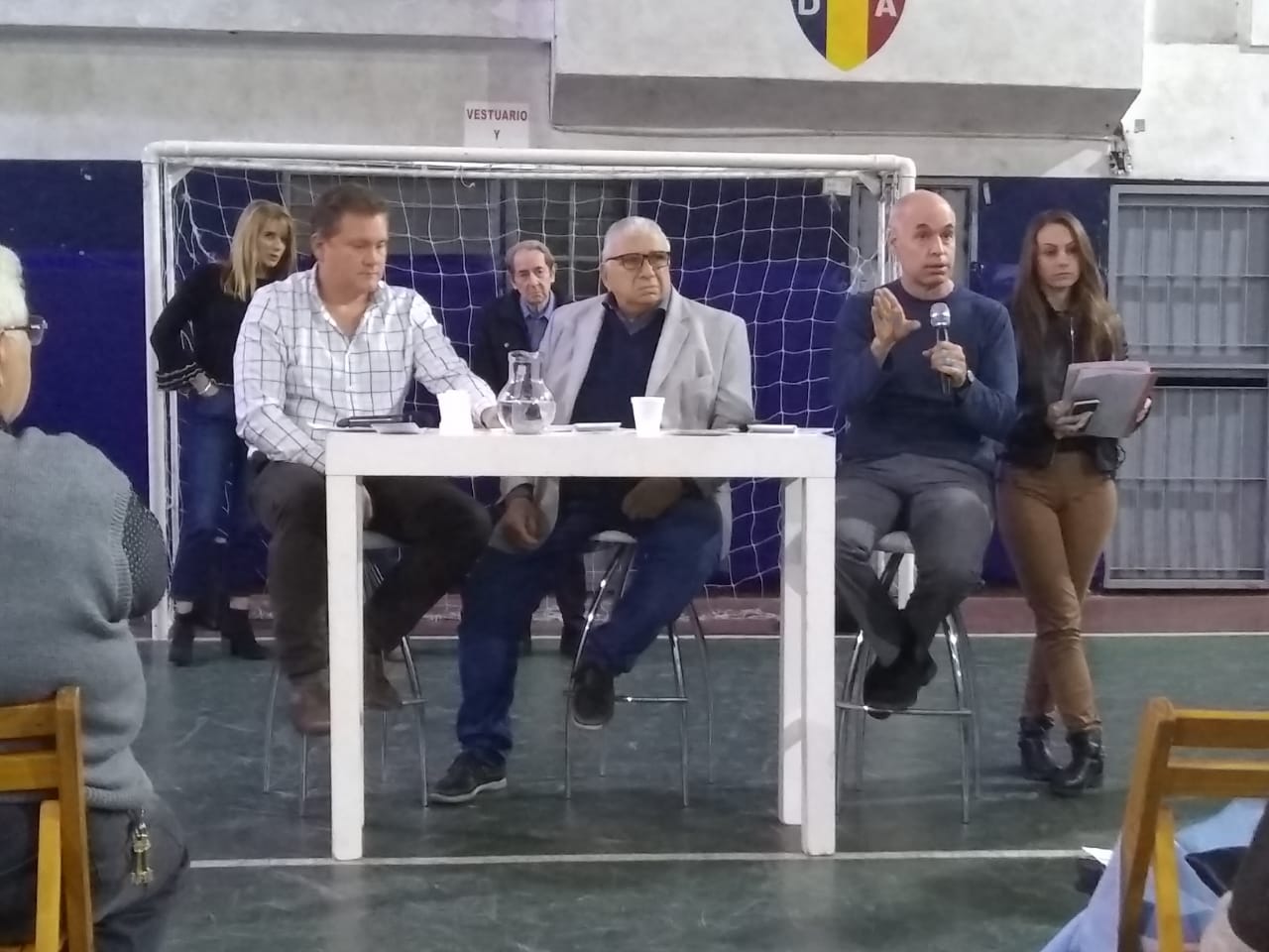 Horacio Rodríguez Larreta visitó la Comuna 11