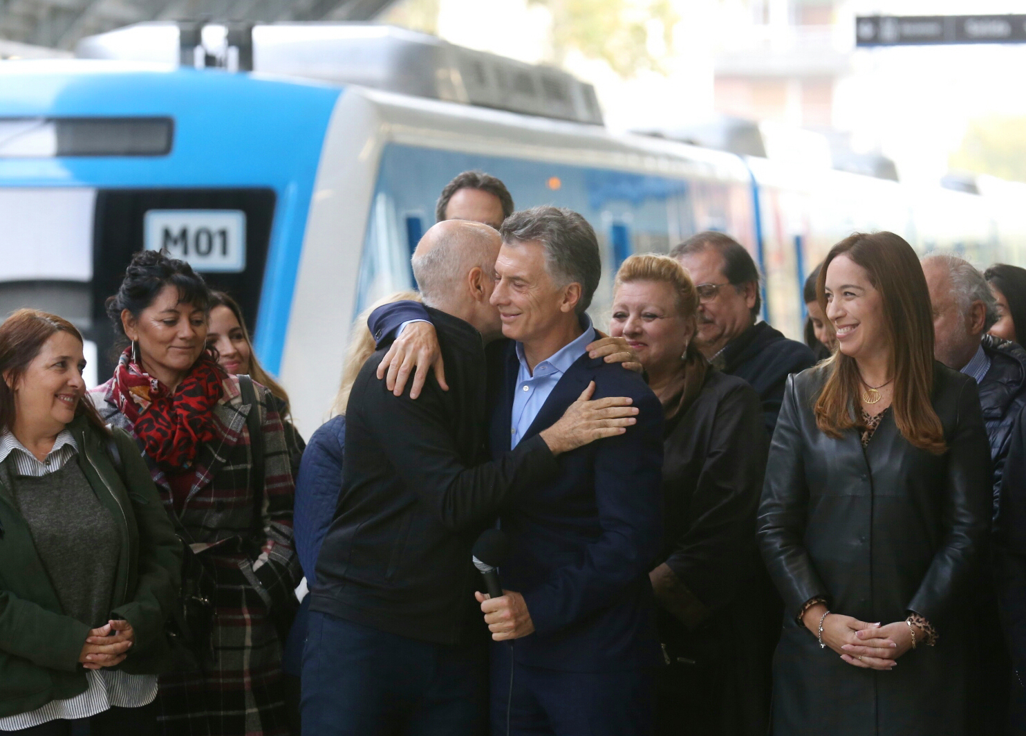 Macri, Rodríguez Larreta y Vidal inauguraron el Viaducto Mitre