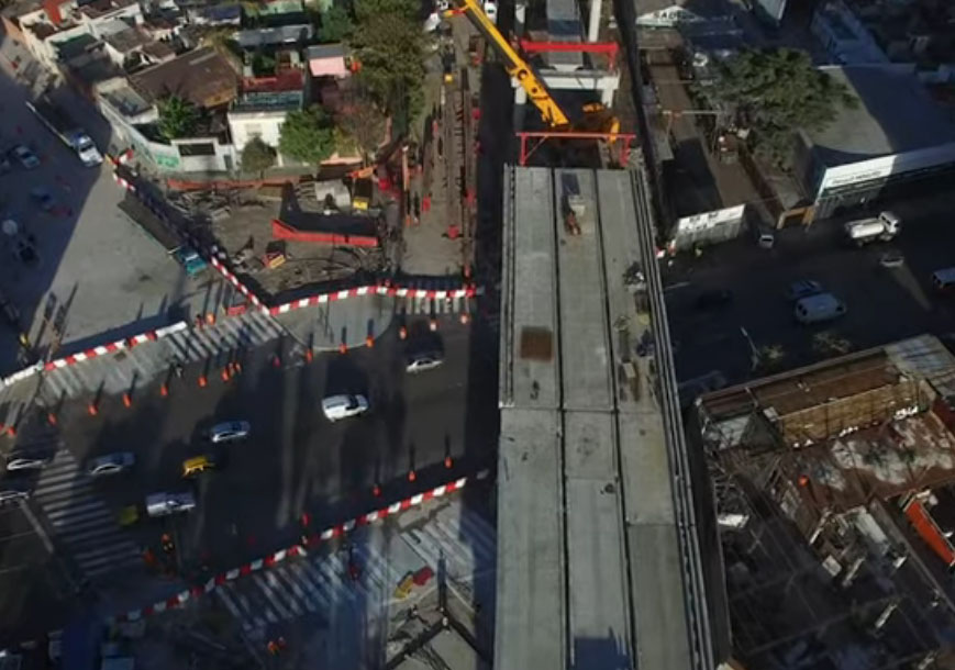 La reapertura sin barreras de la avenida Córdoba, desde un drone