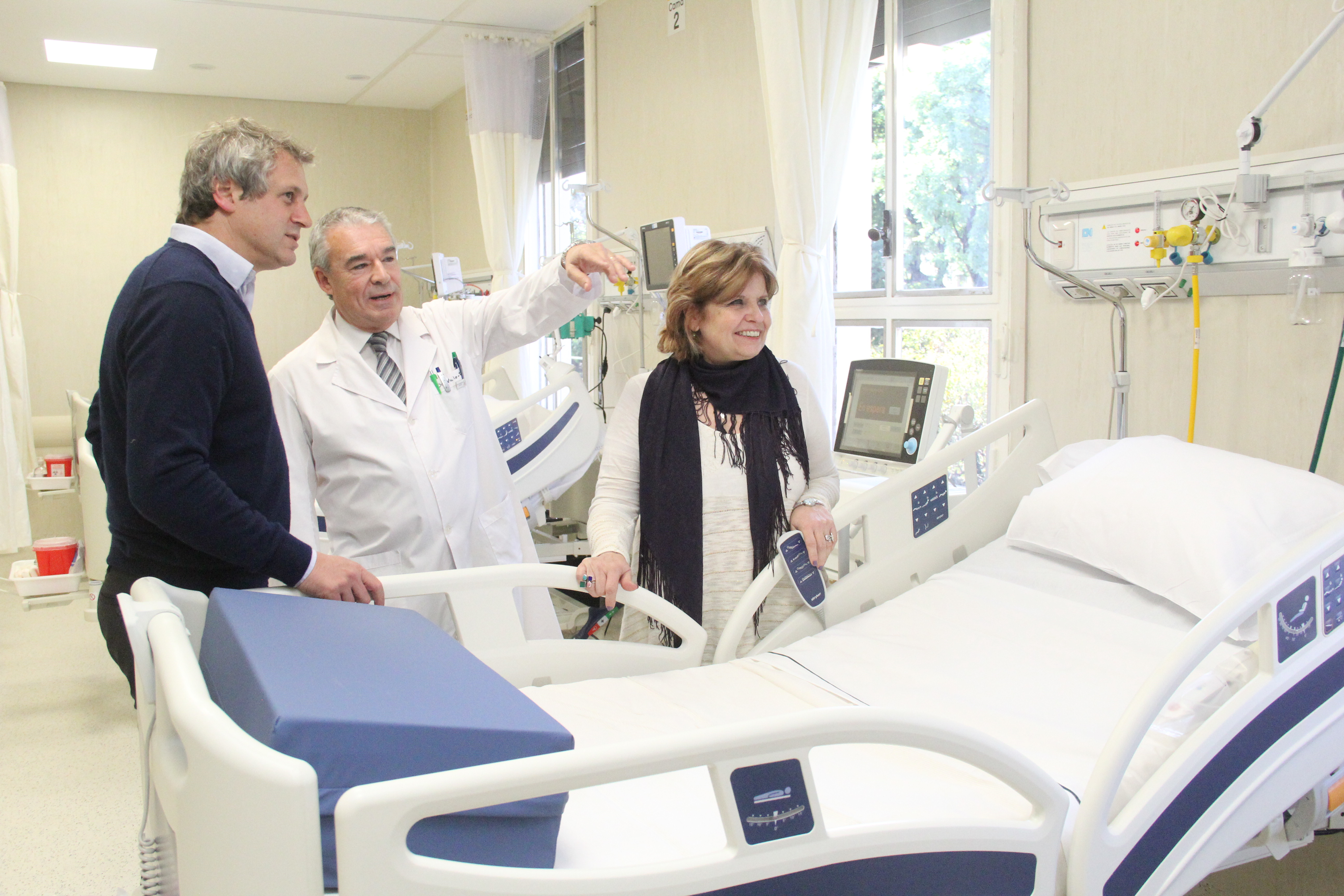 Se inauguró la unidad de terapia intensiva del Hospital Sardá