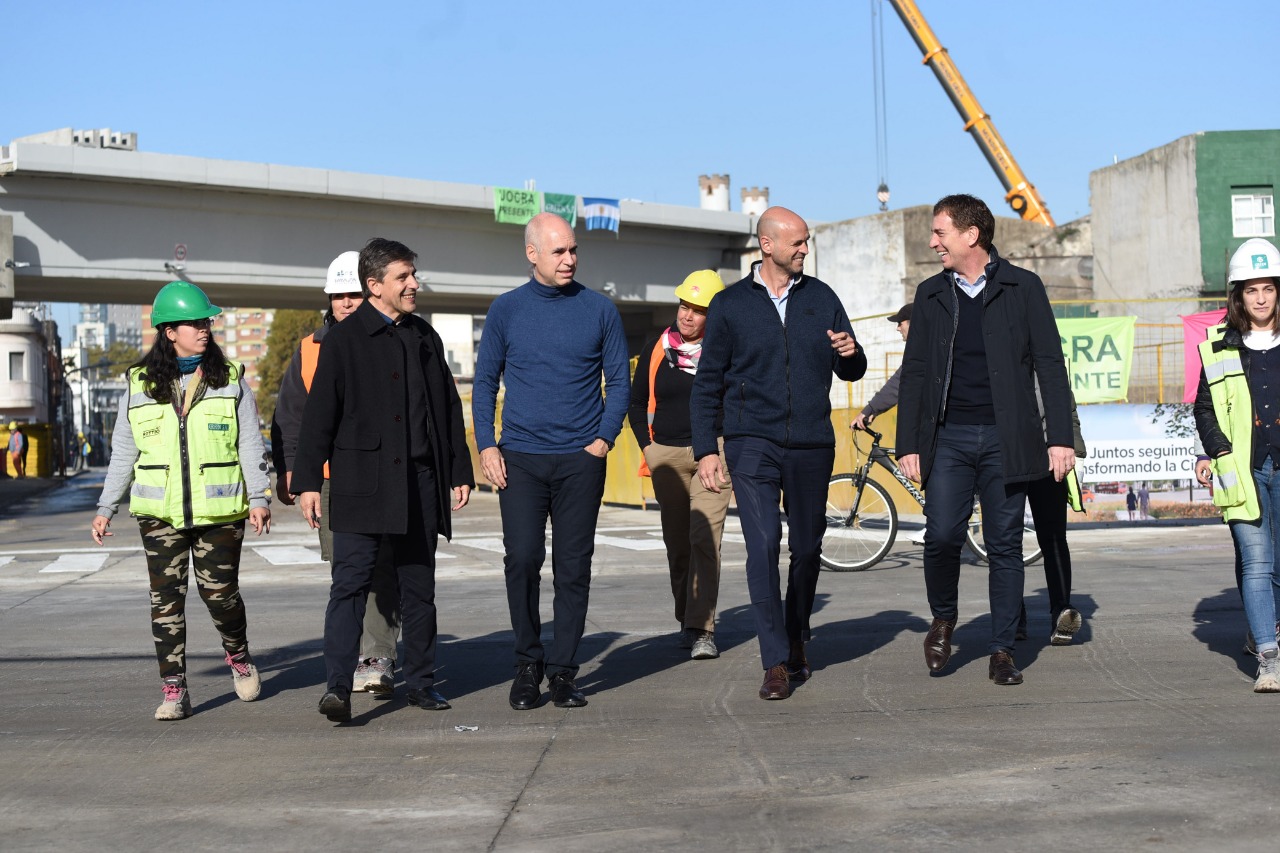 Viaducto San Martín: se reabrió la av. Juan B. Justo 