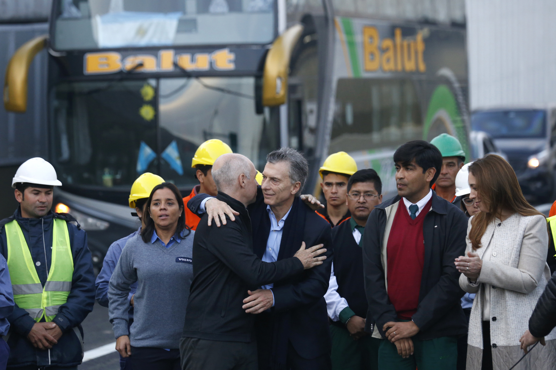 Mauricio Macri, Horacio Rodríguez Larreta y María Eugenia Vidal inauguraron la megaobra