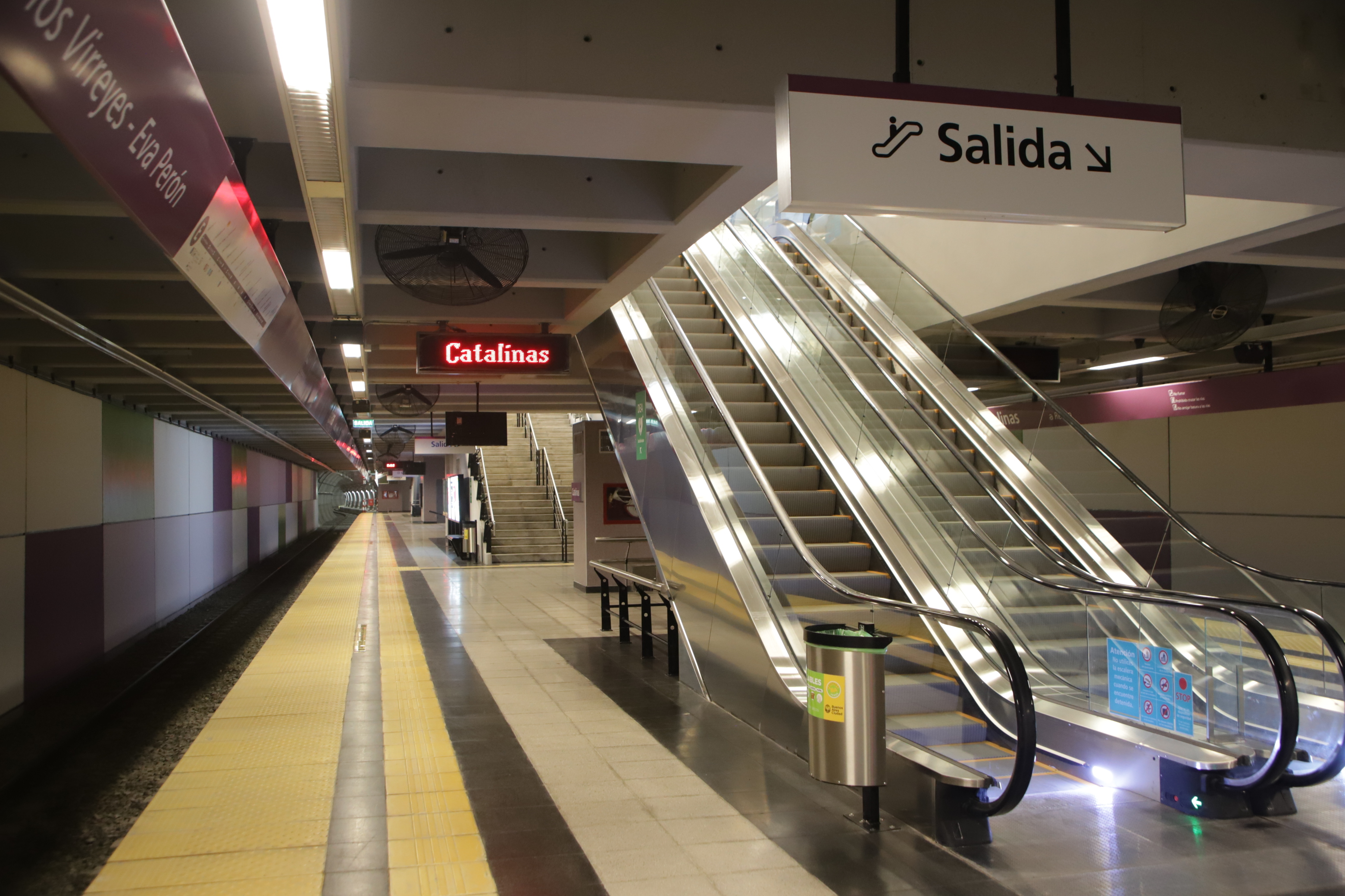 Línea E: prueba de subtes para garantizar la seguridad de los vecinos