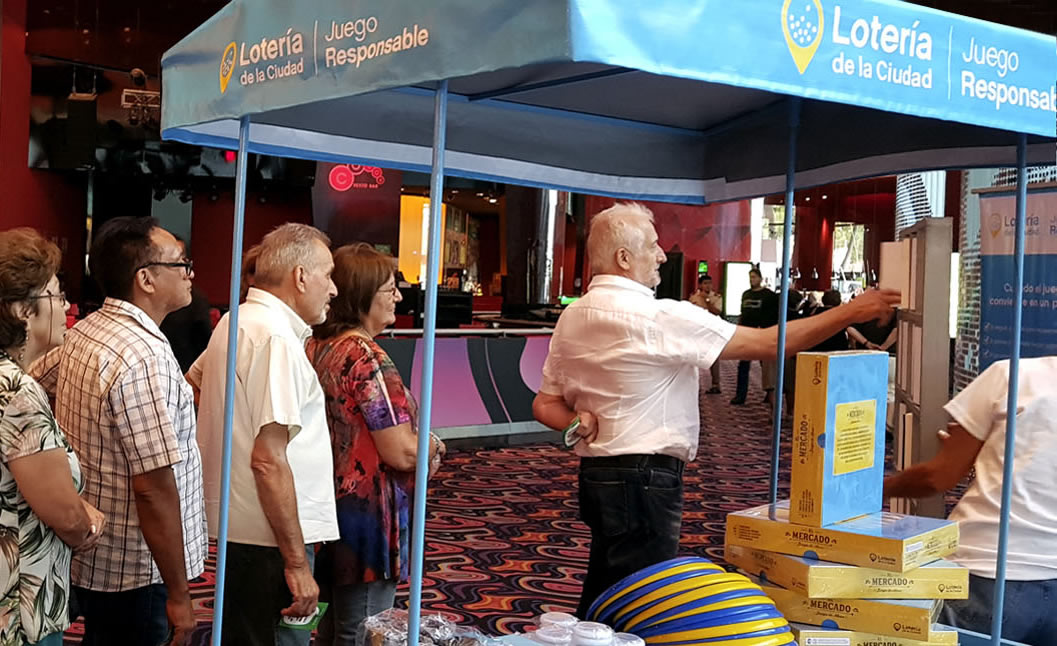 Lotería de la Ciudad participa de la segunda edición de las Olimpiadas de la Tercera Edad 