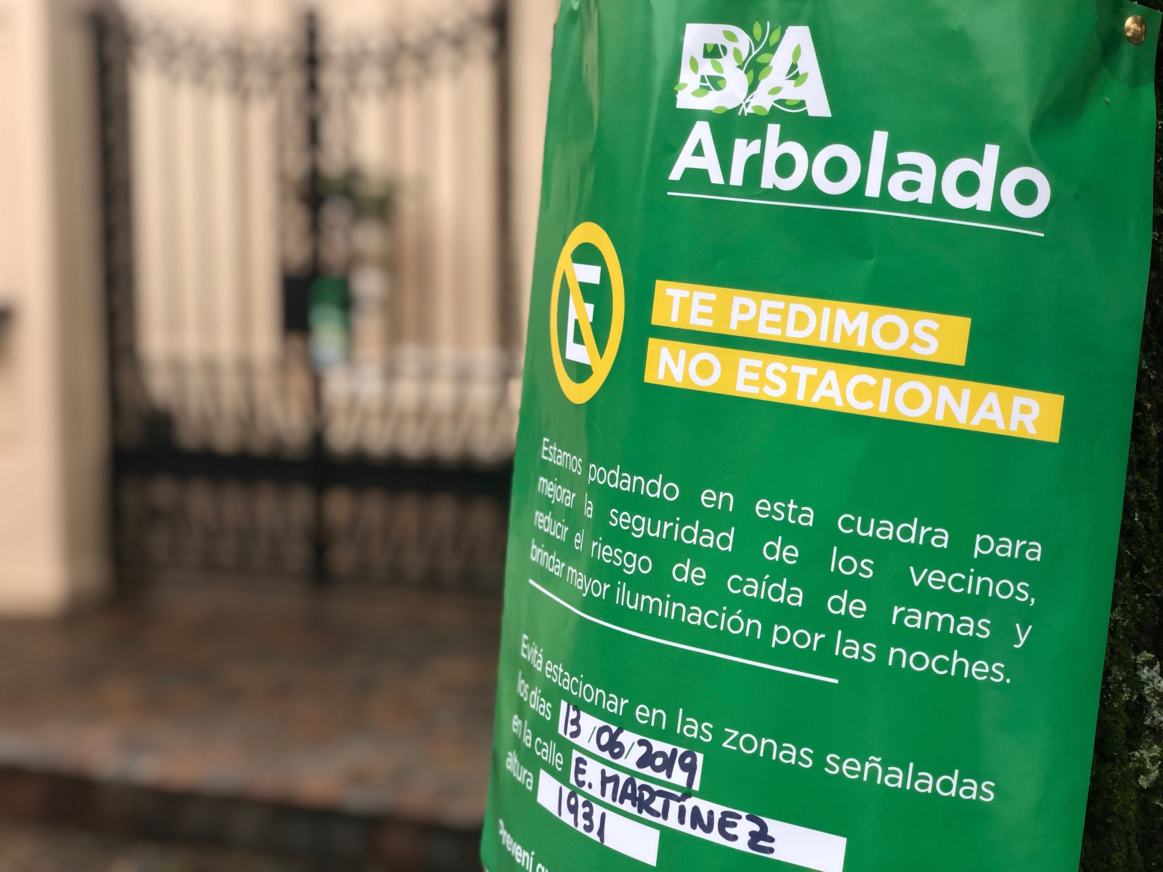 La Ciudad realizará el mantenimiento de 70 mil árboles durante el invierno