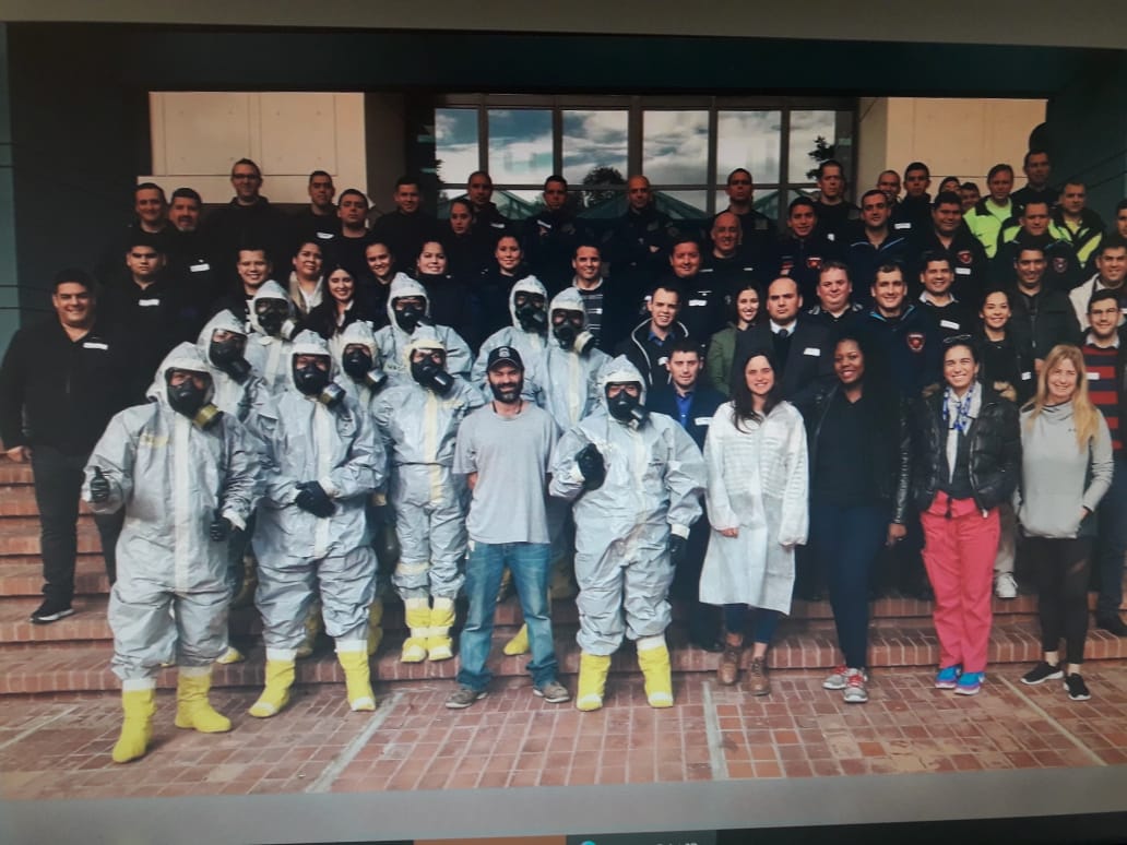 La Brigada de Emergencias Especiales de Bomberos de la Ciudad participó de un curso en la Embajada de Estados Unidos