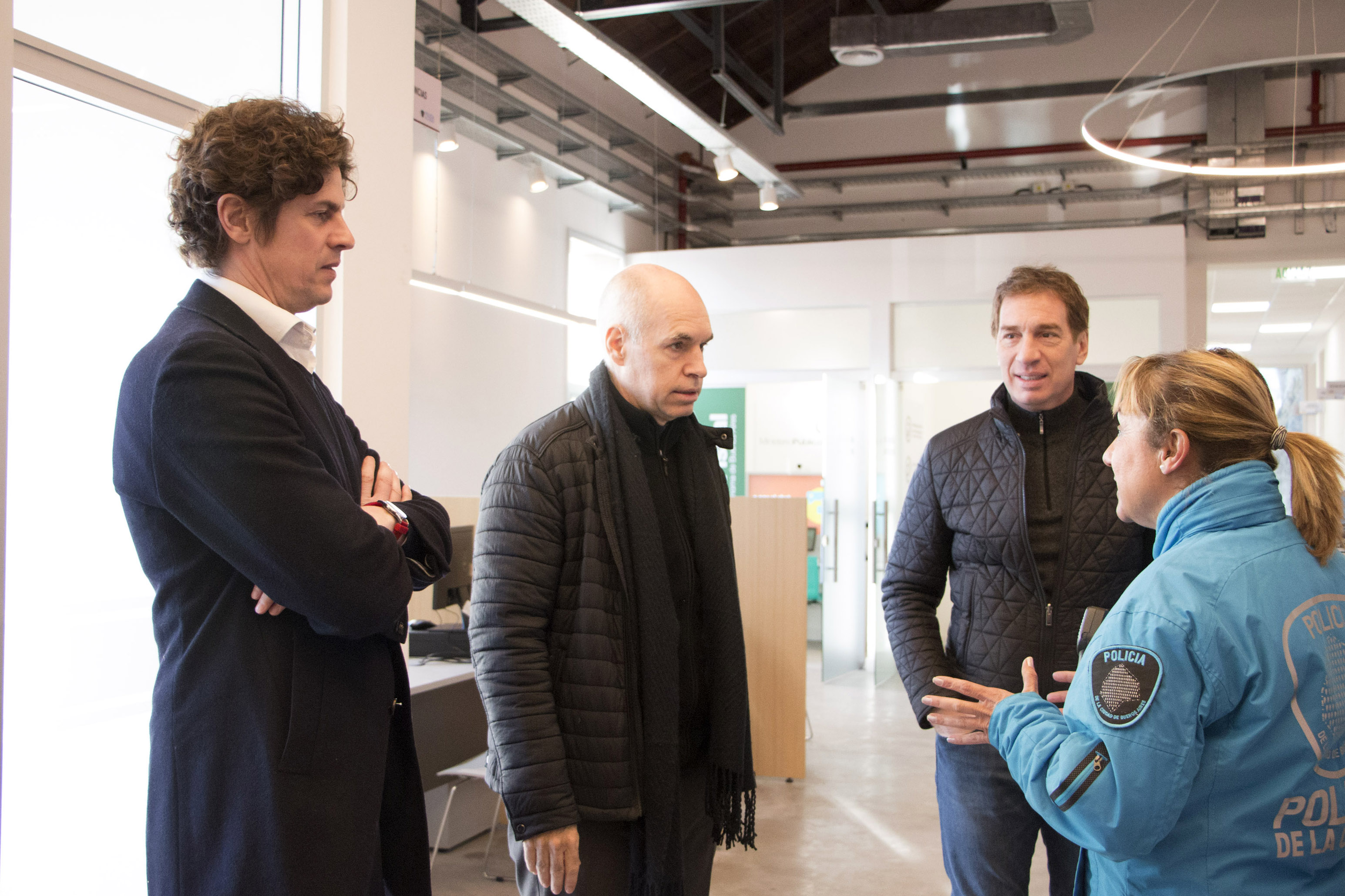 Rodríguez Larreta, Santilli y Lousteau recorrieron la futura Comisaría Comunal 1