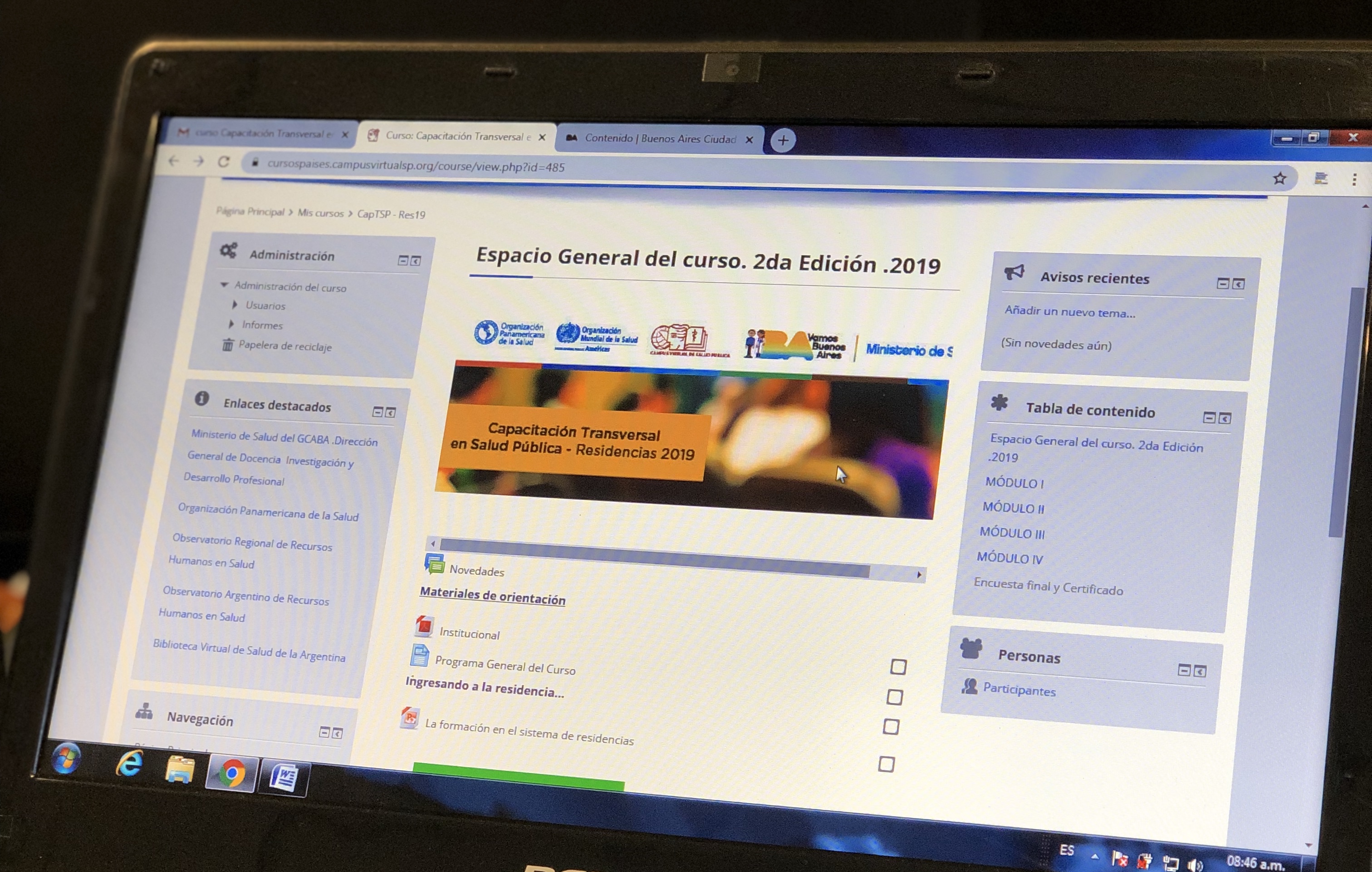 Capacitación Transversal en Salud Pública. 2da edición