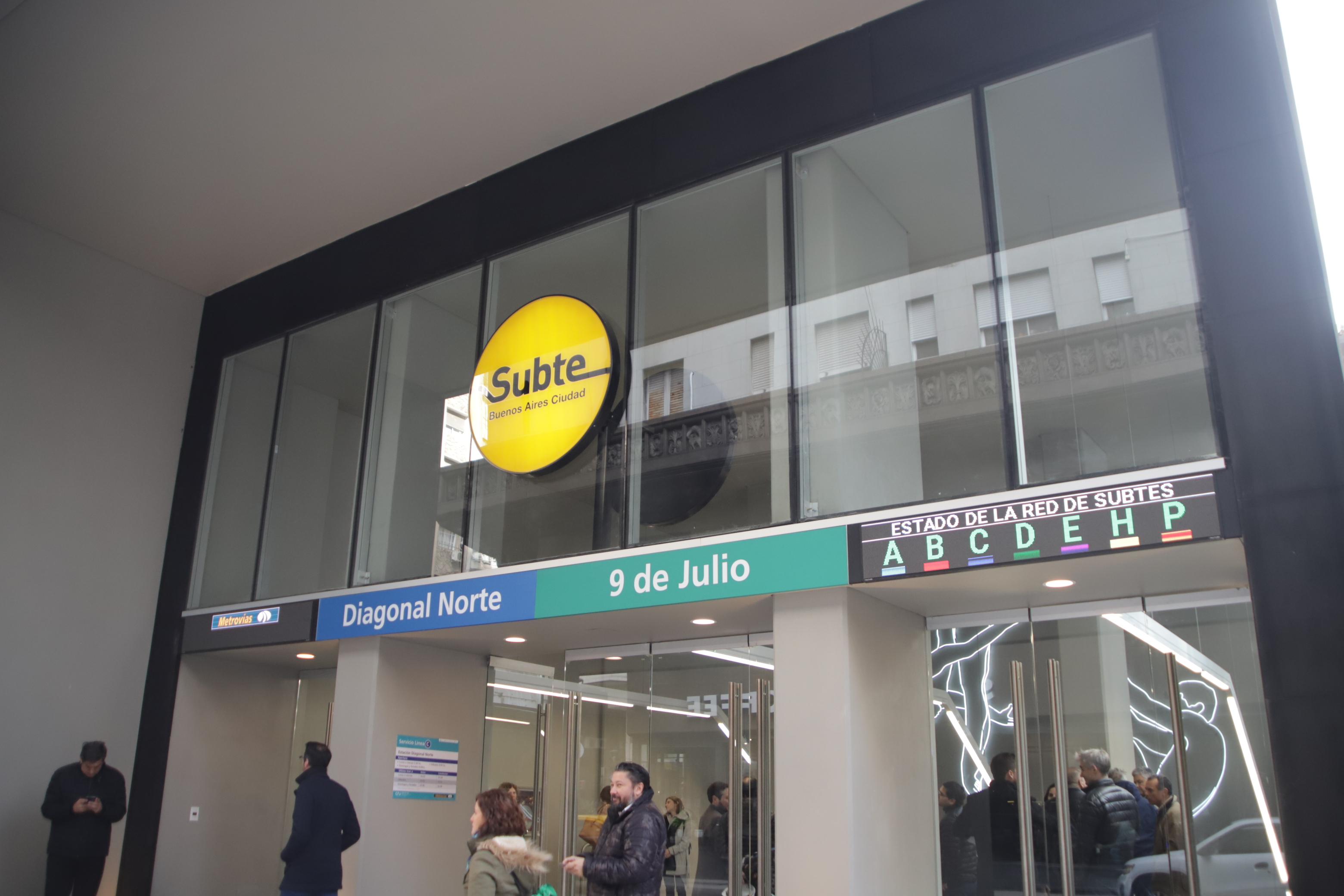 Nuevo acceso de Central Obelisco: combinaciones más ágiles entre las líneas B, C y D
