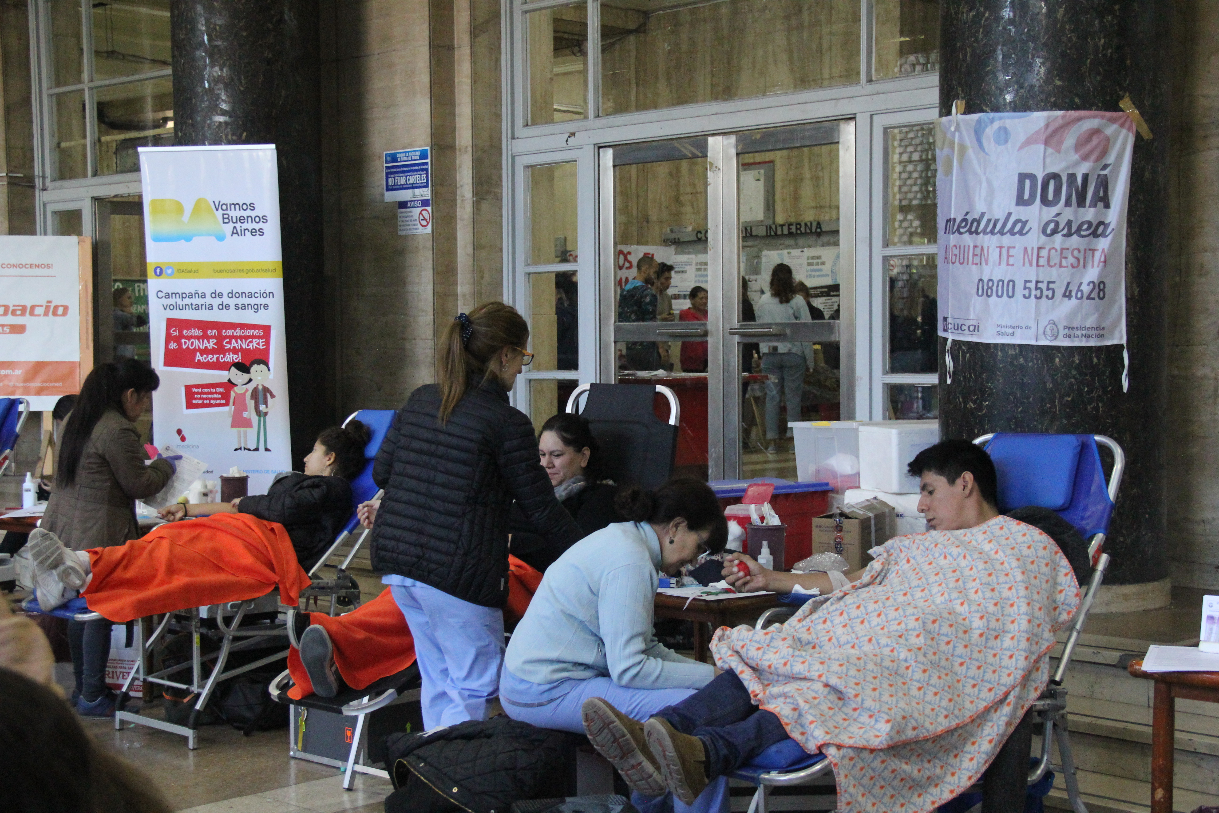 Campaña de Donación Voluntaria de Sangre en CBC de Villa Lugano